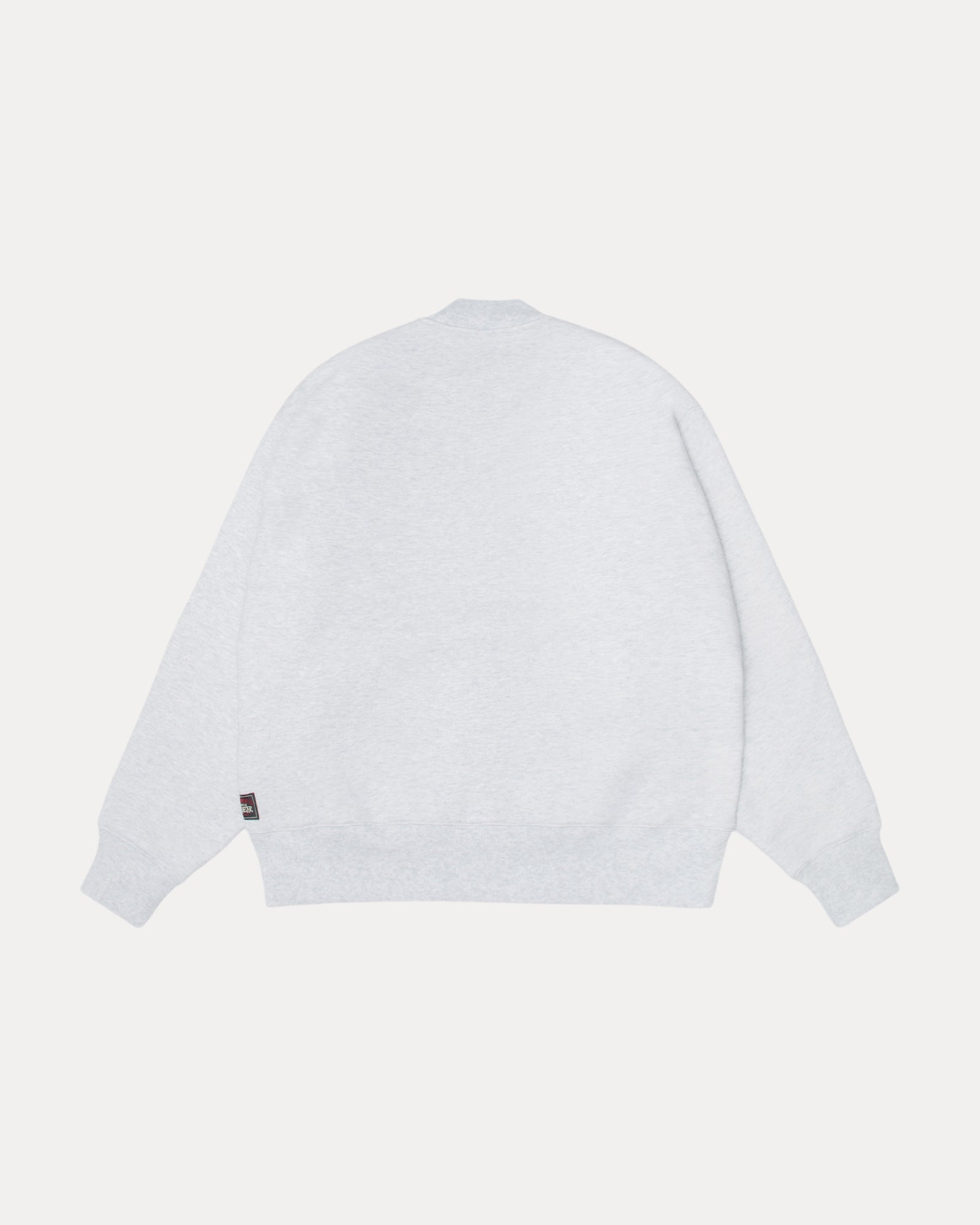 Thermal Lined Fleece Zip Mens Long Sleeve In Ash Heather