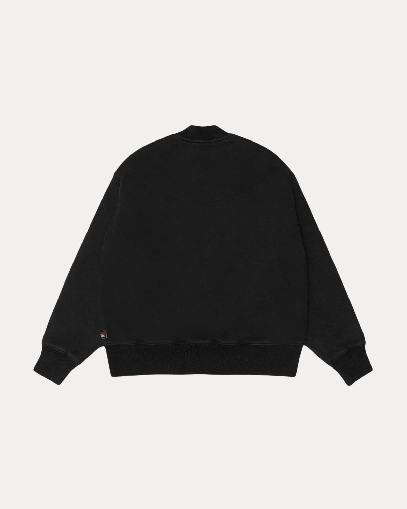 Thermal Lined Fleece Zip Mens Long Sleeve In Black