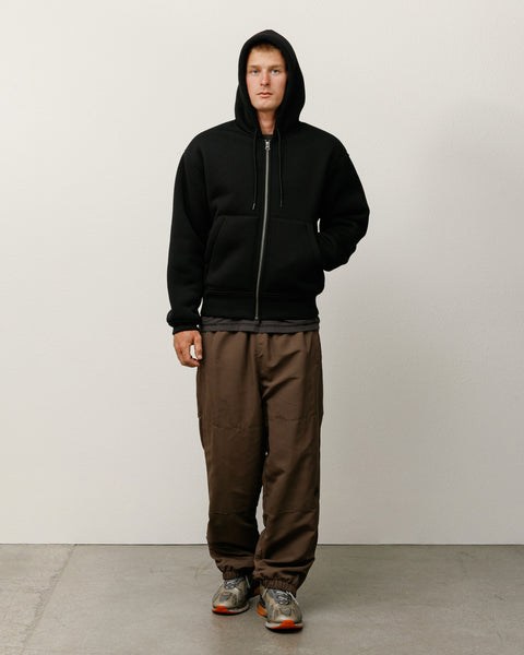 Bonded Sherpa Lined Hood Mens Long Sleeve In Black