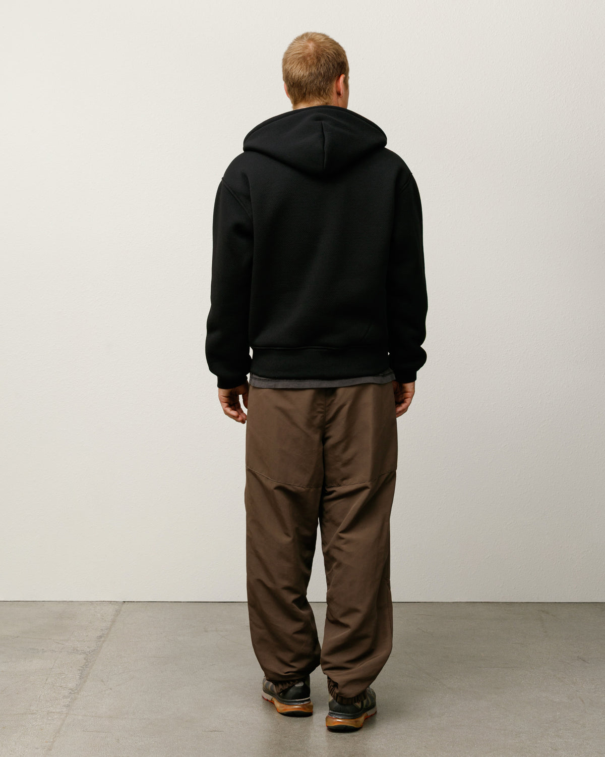 Bonded Sherpa Hoodie – Black | Sweats | Stüssy Canada