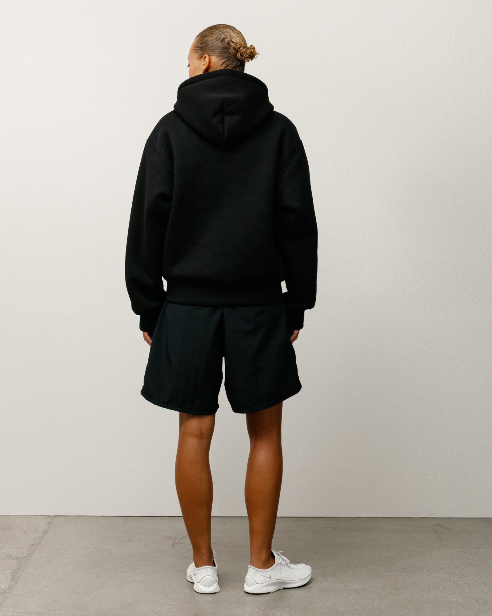 Bonded Sherpa Lined Hood Mens Long Sleeve In Black