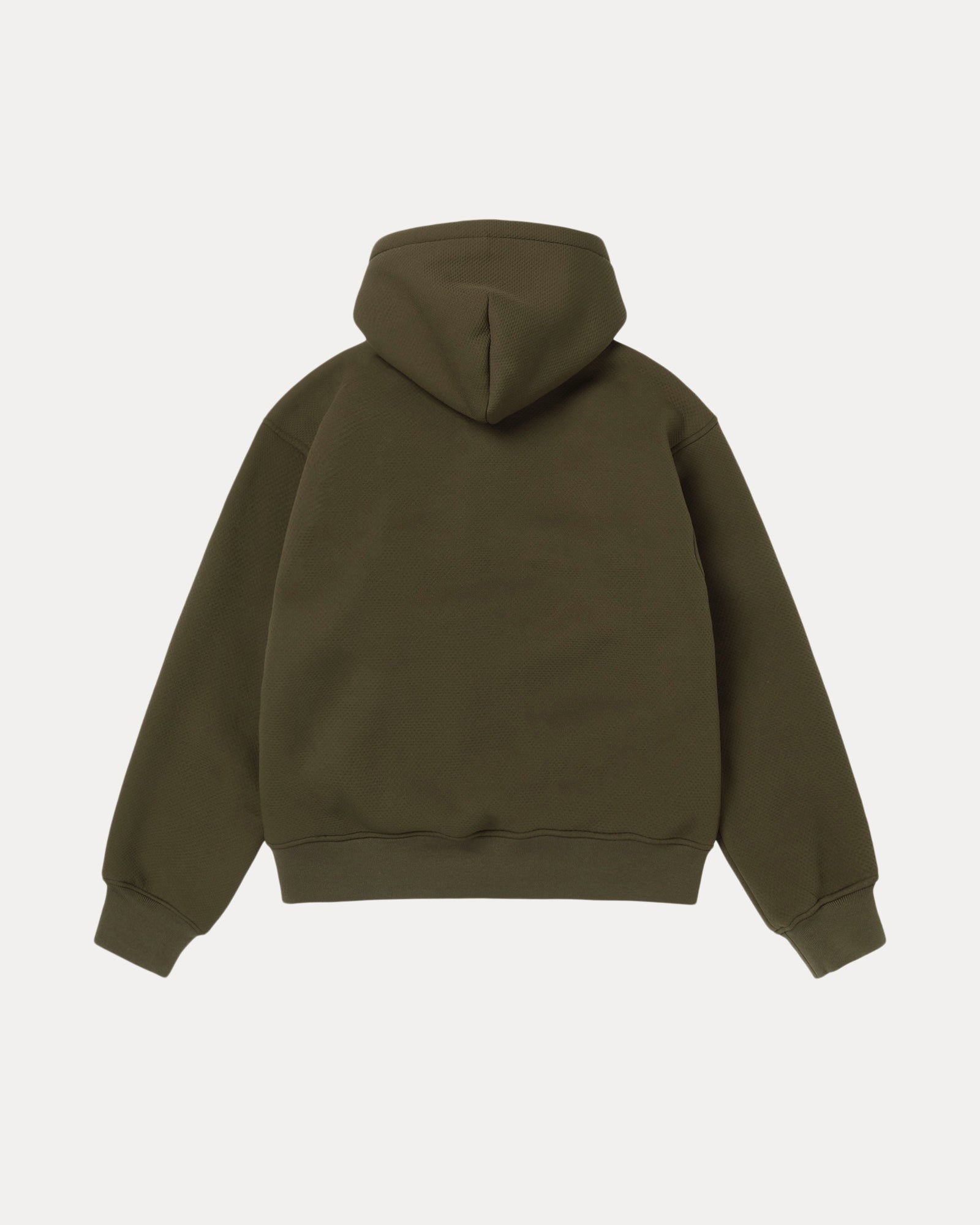 Bonded Sherpa Lined Hood Mens Long Sleeve In Green