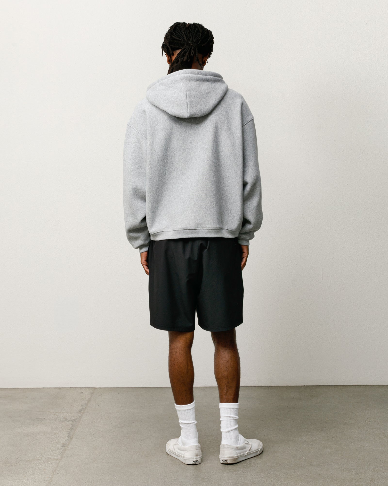 Varsity Zip Hoodie - Grey Heather | Zip-up Fleece | Stüssy Canada