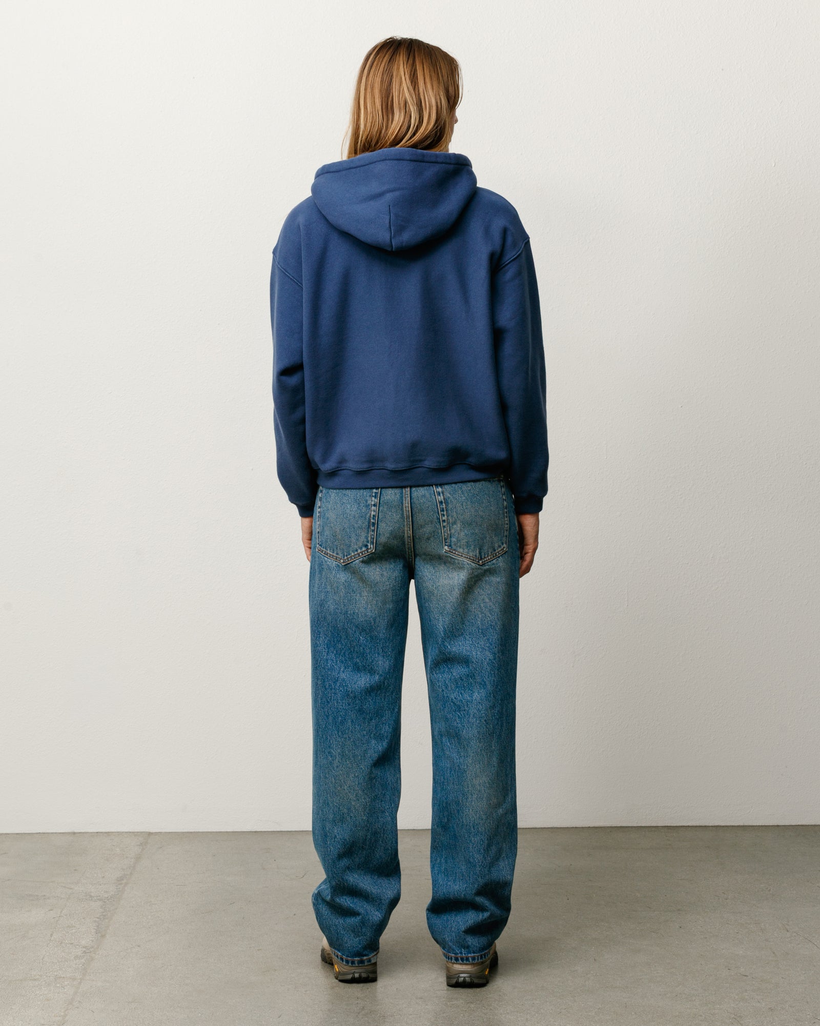 Stussy スウェット パーカー ブルー Varsity Zip Hoodie - Navy | Zip-up Fleece | Stüssy Canada