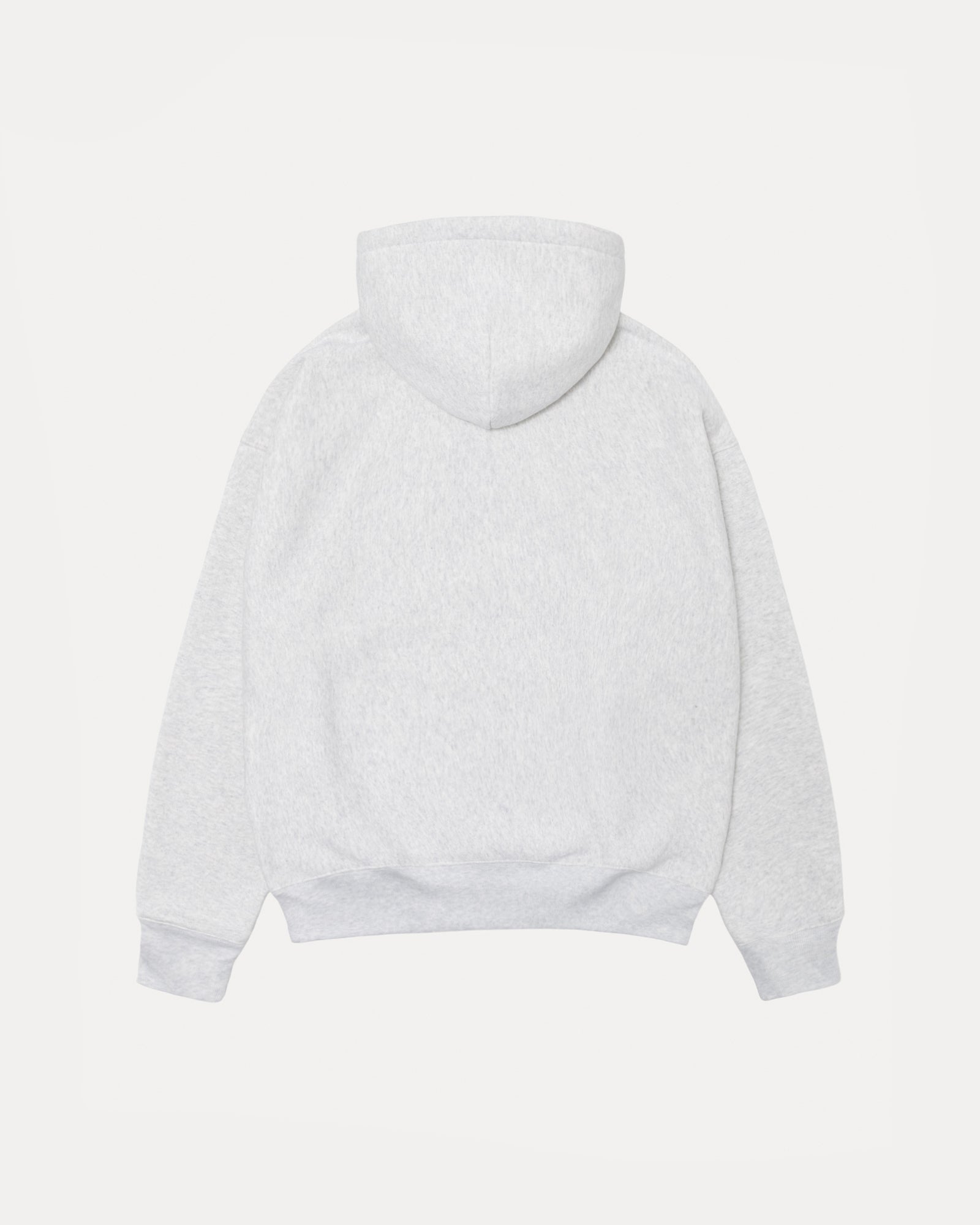 Stussy Applique Hood Mens Long Sleeve In Ash Heather