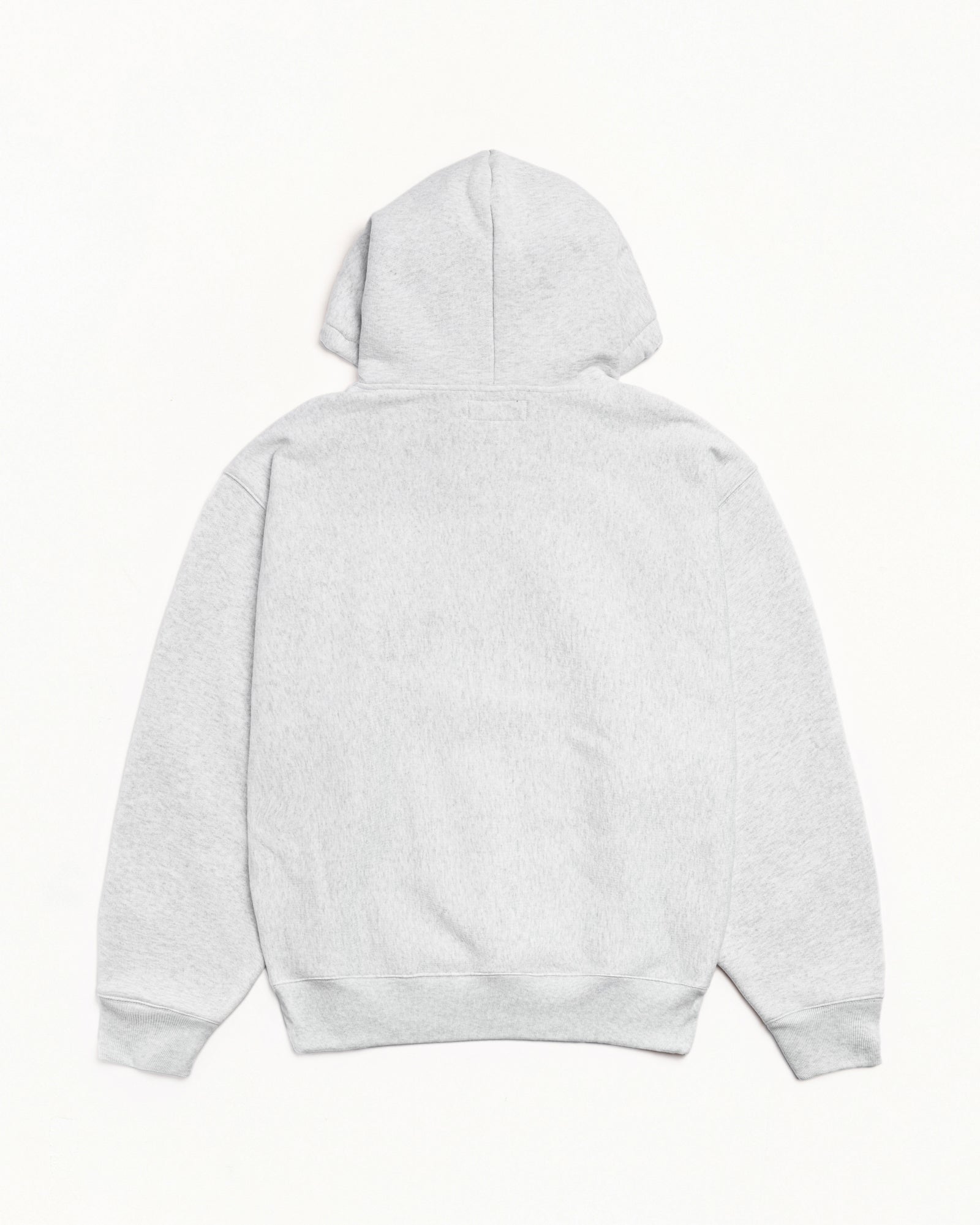 Stussy Applique Hood Mens Long Sleeve In Ash Heather