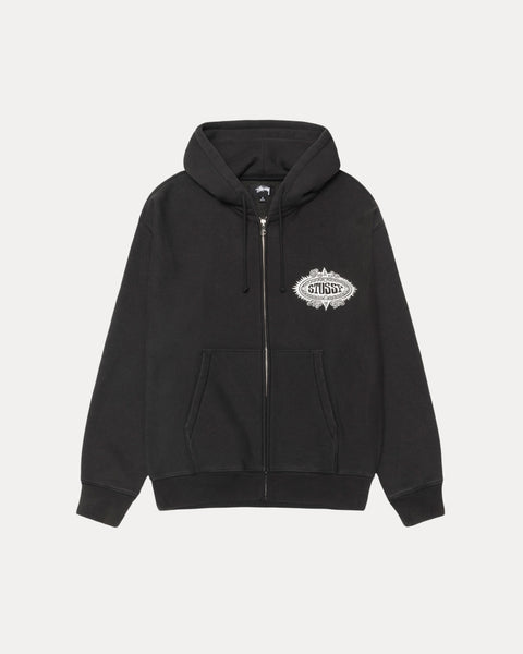Mantra Zip Hood Mens Long Sleeve In Black