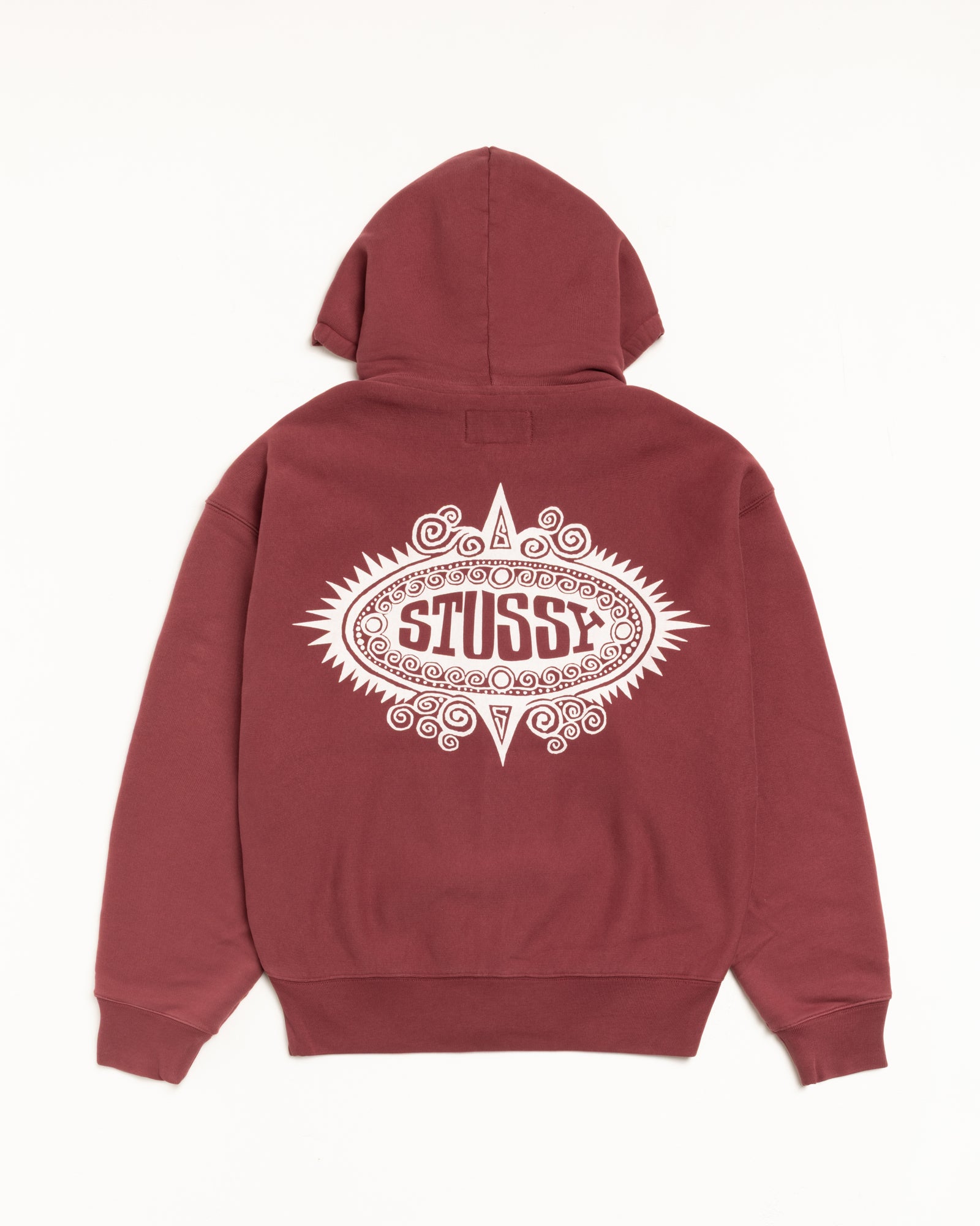 Mantra Zip Hoodie – Burgundy | Sweats | Stüssy Canada