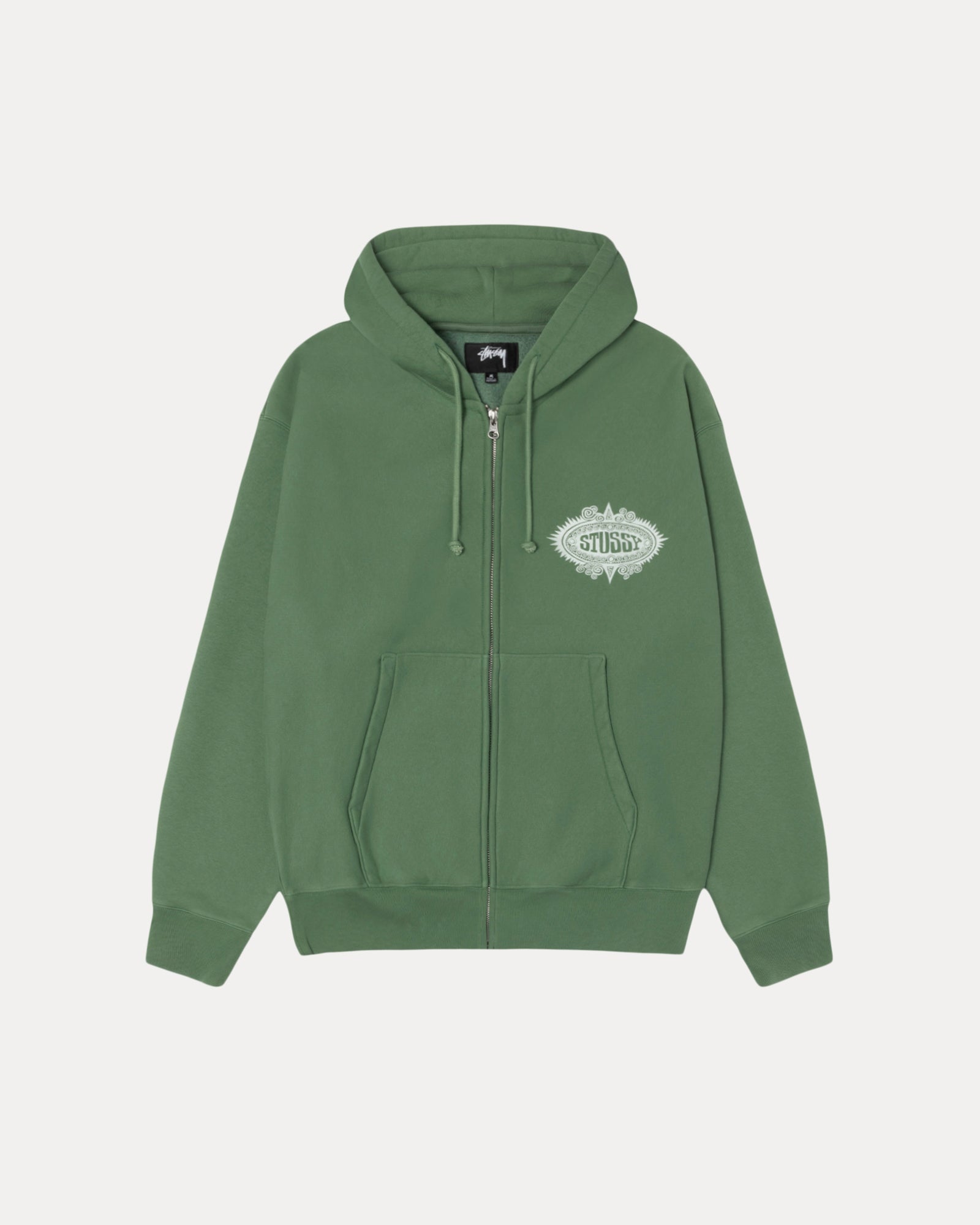 Mantra Zip Hood Mens Long Sleeve In Green