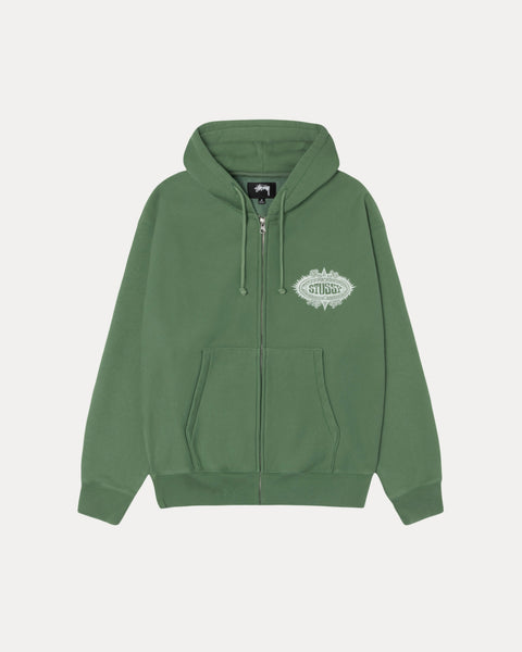 Mantra Zip Hood Mens Long Sleeve In Green