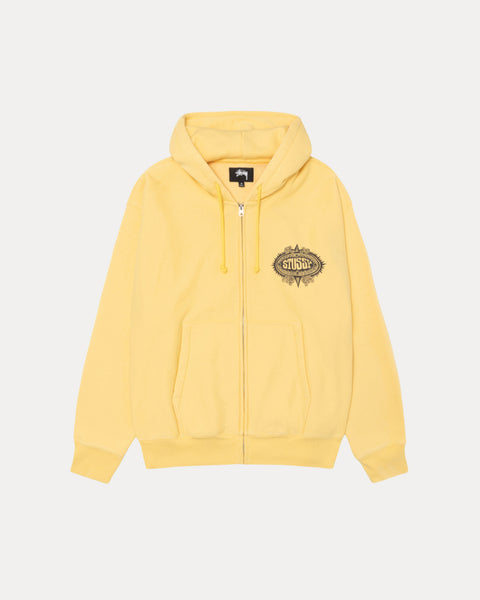 Mantra Zip Hood Mens Long Sleeve In Yellow