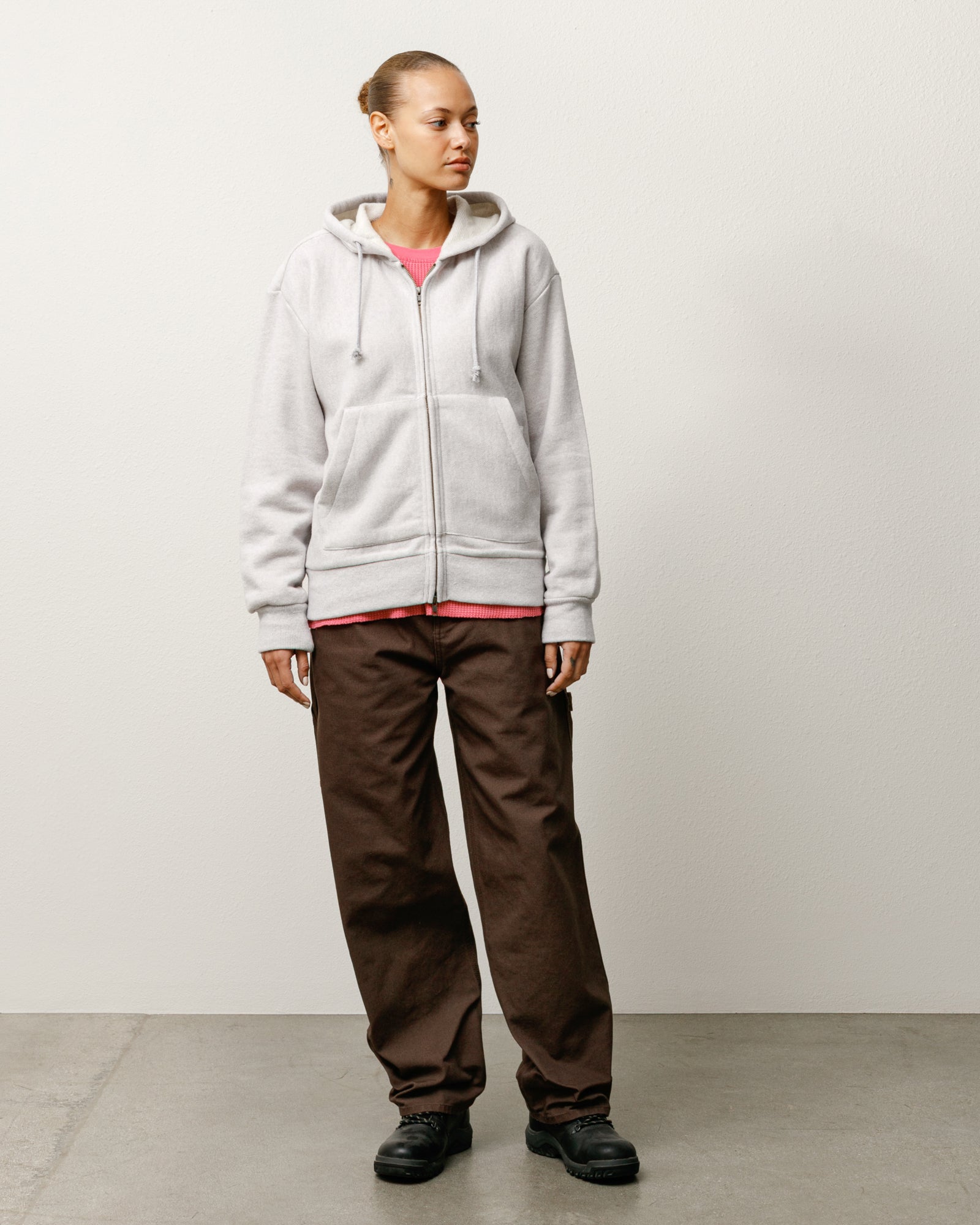 Patch Zip Knit Hoodie – Ash Heather | Tops & Knits | Stüssy Canada