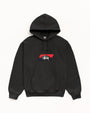 DOUBLE STRIPE EMBROIDERED HOODIE