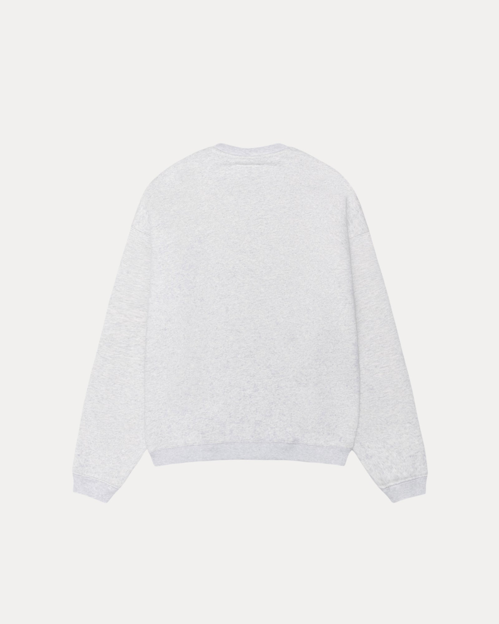 Stussy State Crew Mens Long Sleeve In Ash Heather