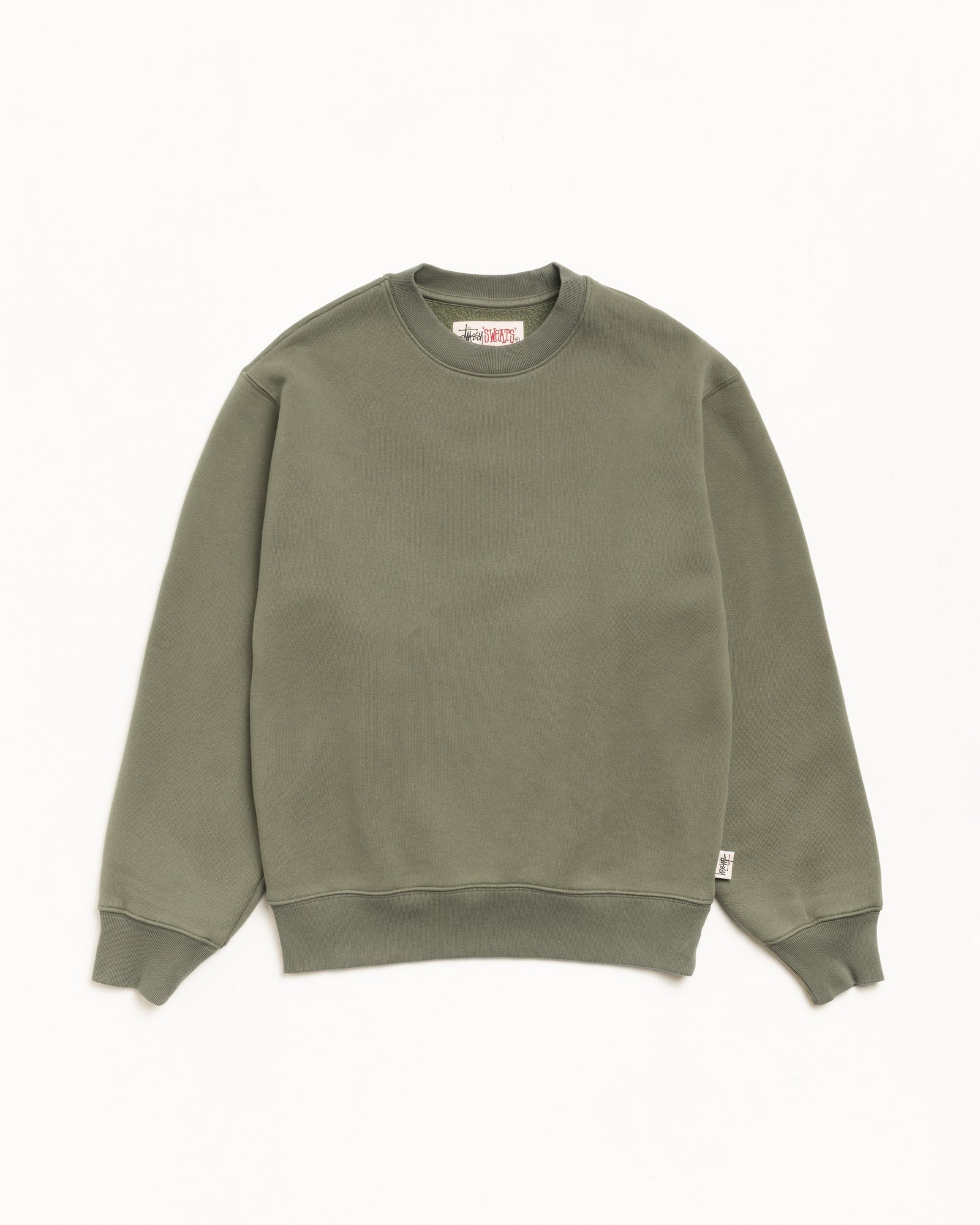 Sweats Crew Mens Long Sleeve In Green