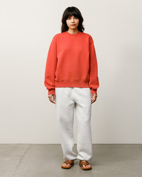 Sweats Crew Mens Long Sleeve In Red