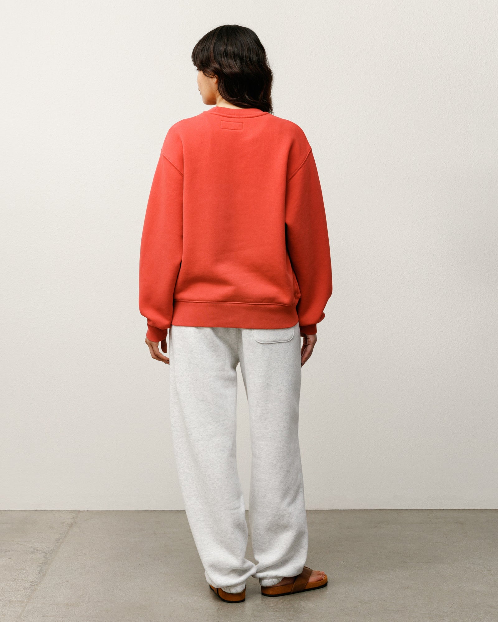 STUSSY レッド オーバーサイズ トレーナー 日本製 ラグランスリーブ Fleece Crew – Red | Crew Fleece | Stüssy Canada