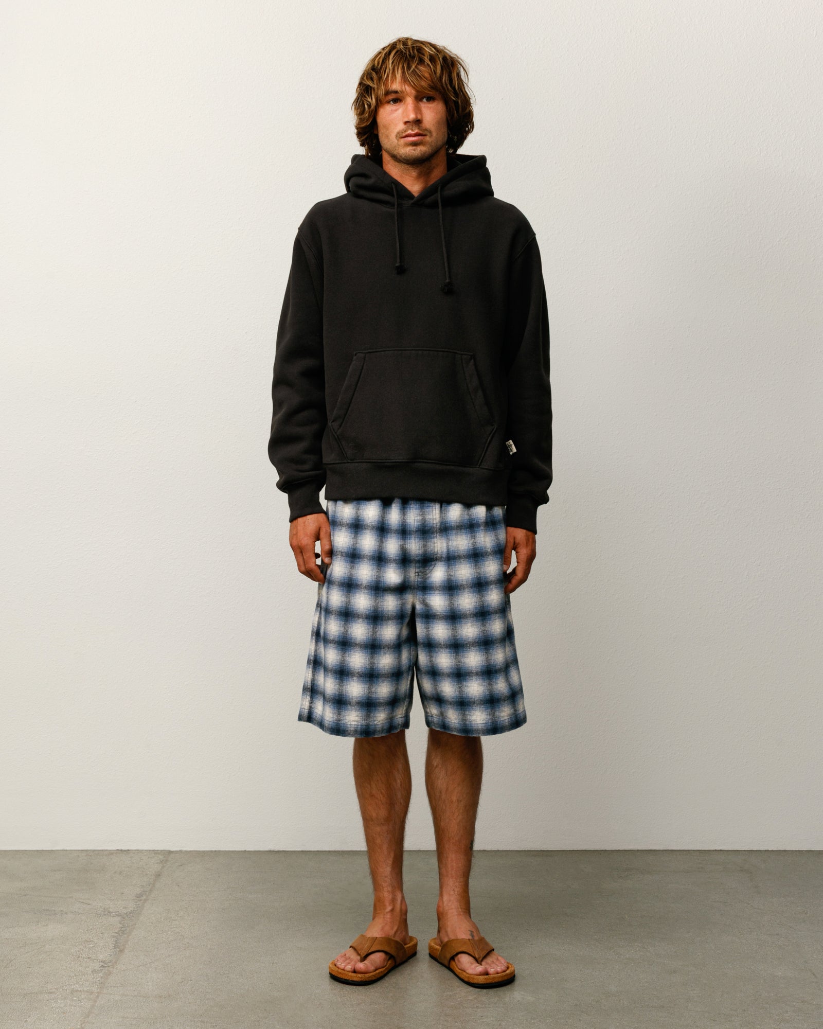 Sweats Hoodie Mens Long Sleeve In Black