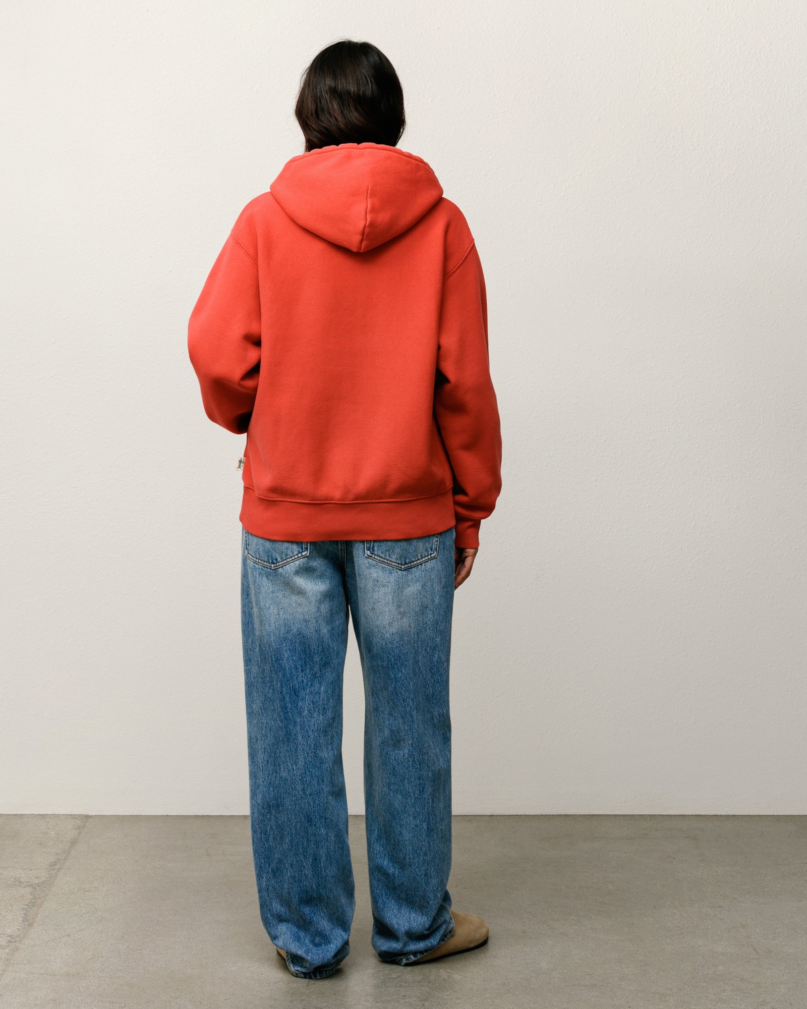 Sweats Hoodie Mens Long Sleeve In Red