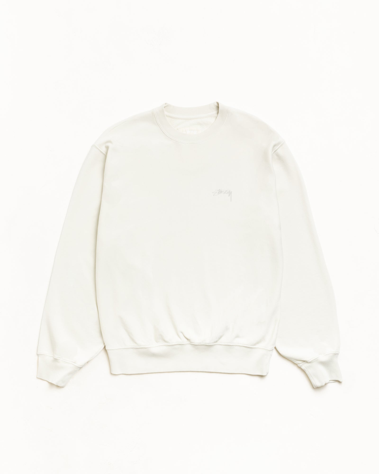 Lightweight Terry Crew – Stone | Crew Fleece | Stüssy Canada