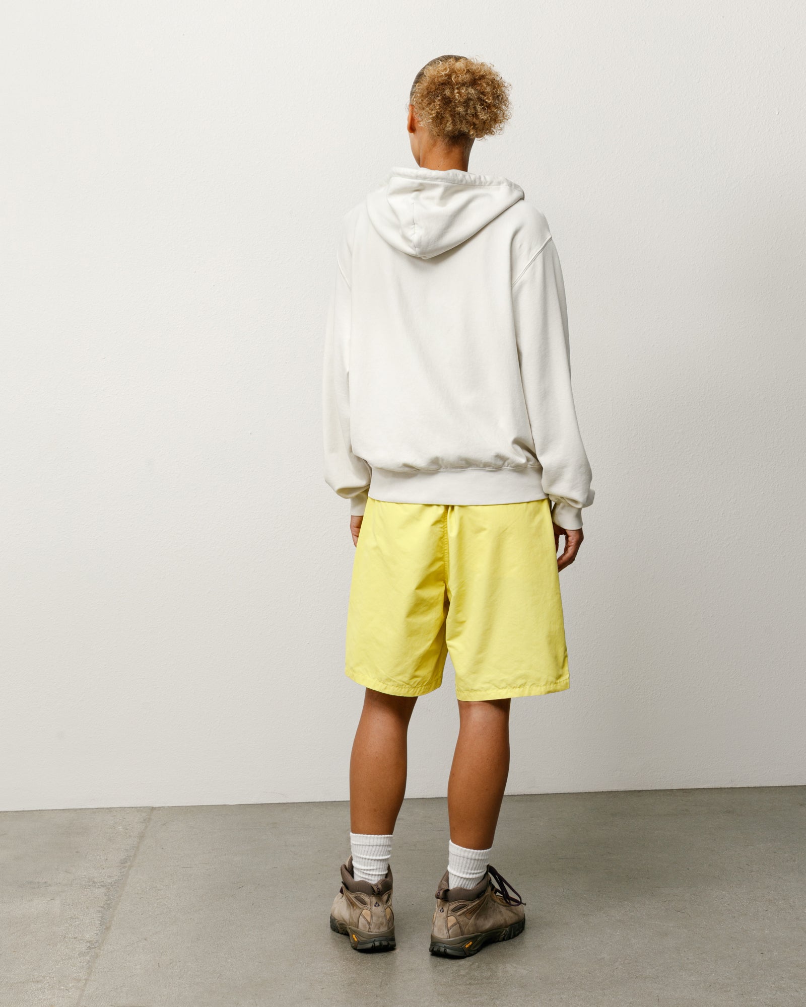 新品【NYLON STAND HOODED JUMPER】 アイボリー サイズ１ Lightweight Terry Zip Hoodie – Stone | Zip-up Fleece | Stüssy Canada