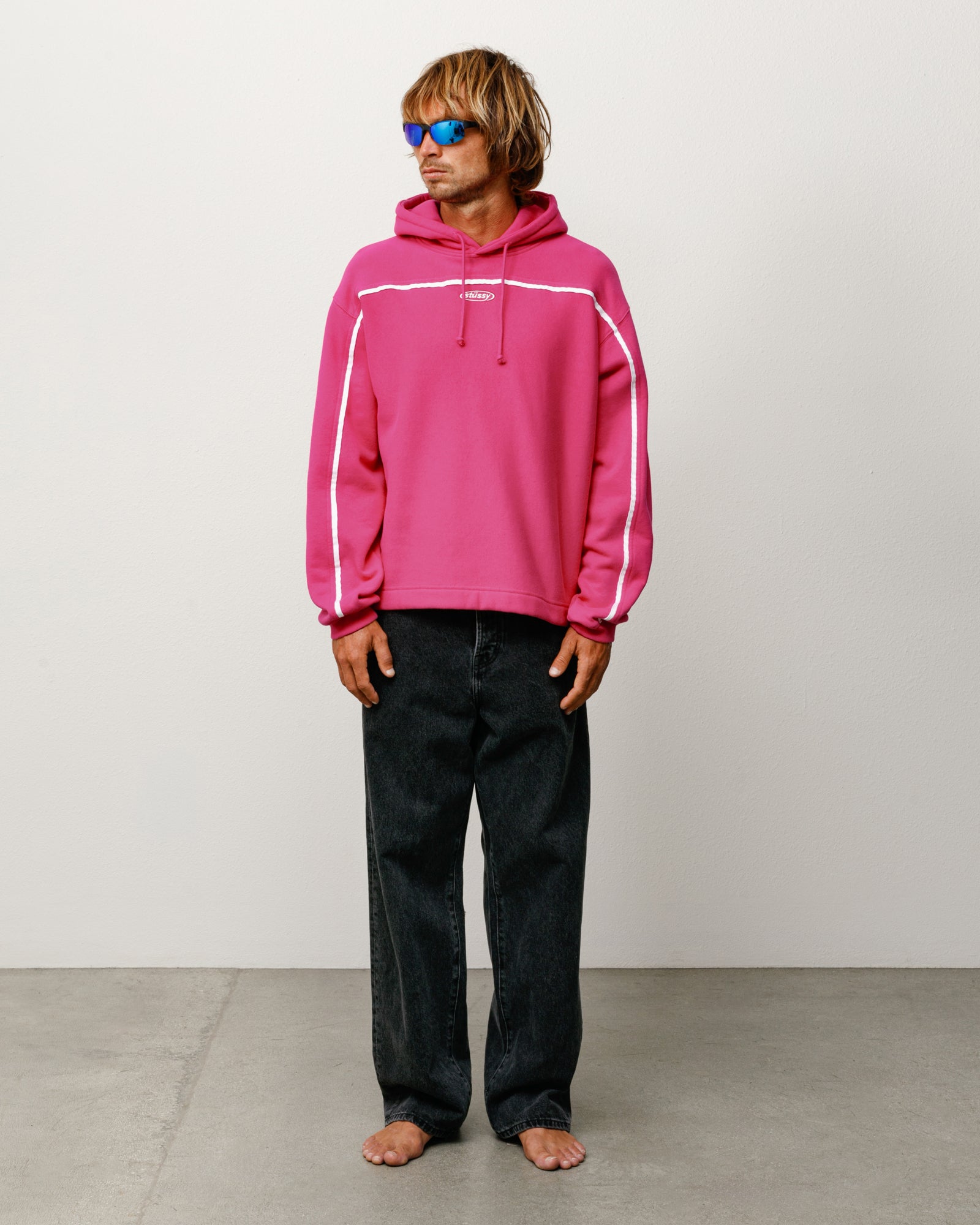 Oval Pullover Hoodie – Pink | Sweats | Stüssy Canada