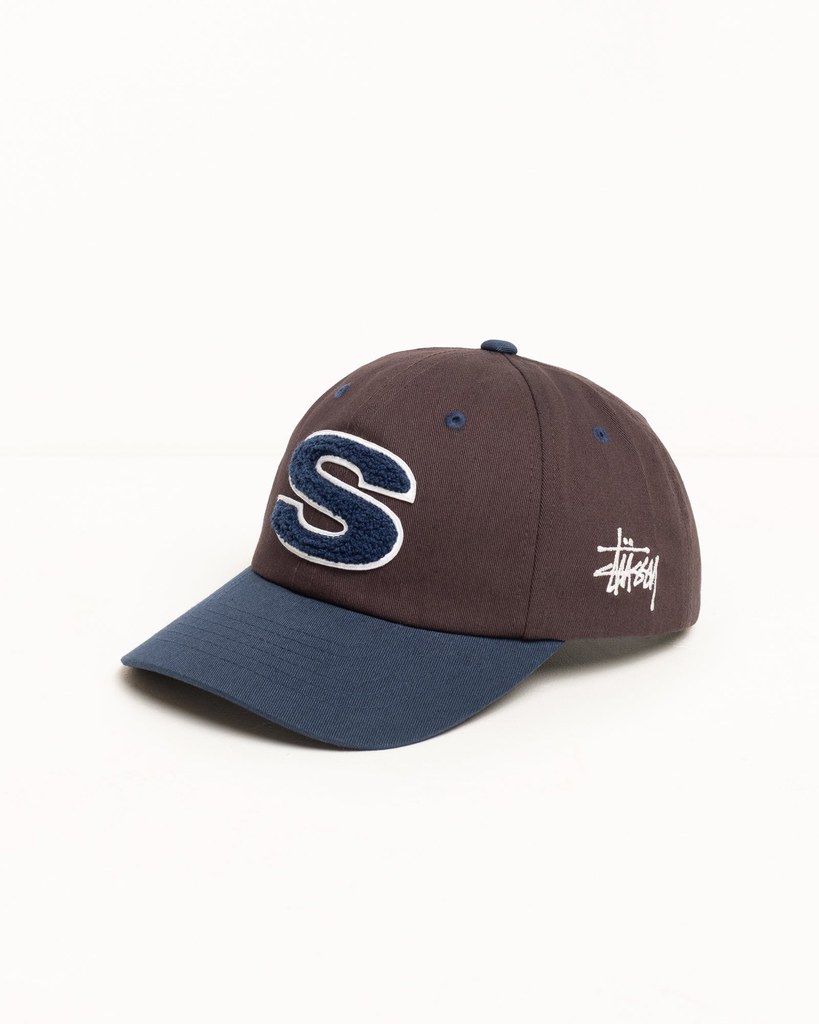 Low Profile Chenille S Snapback – Dark Brown | Headwear | Stüssy