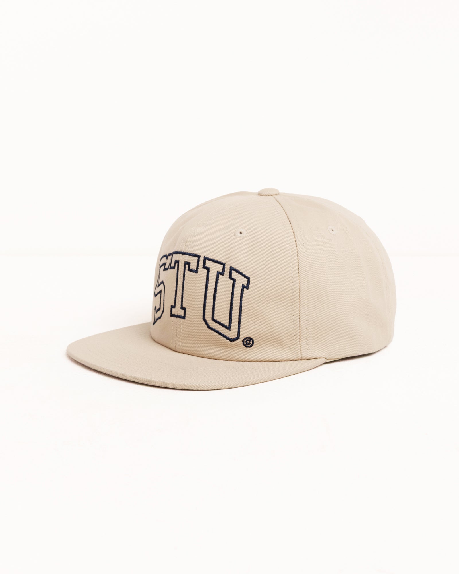 Mid-Depth Stu Arch Strapback – Natural | Headwear | Stüssy Canada