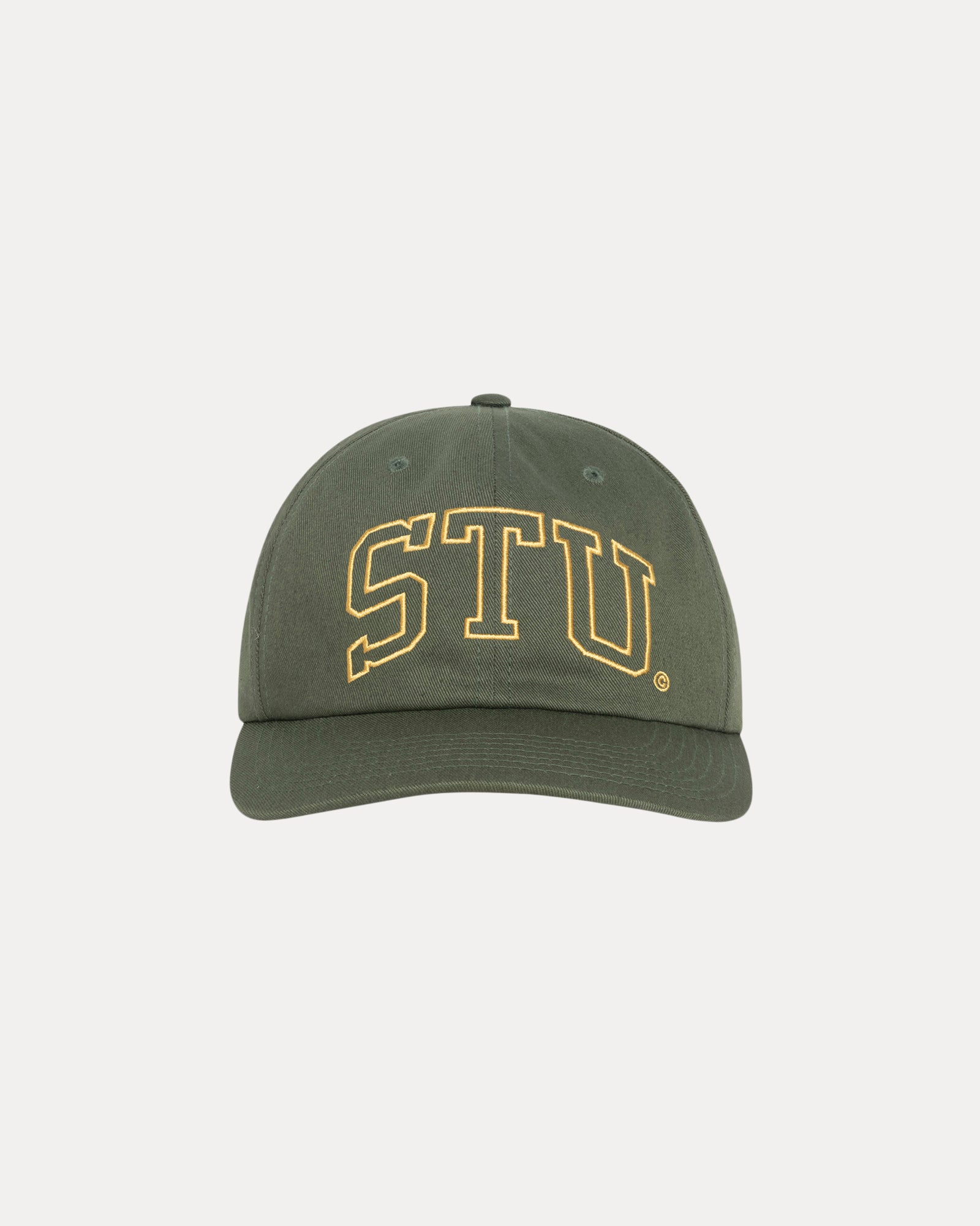 Stu Arch Strapback Cap Accessories In Olive