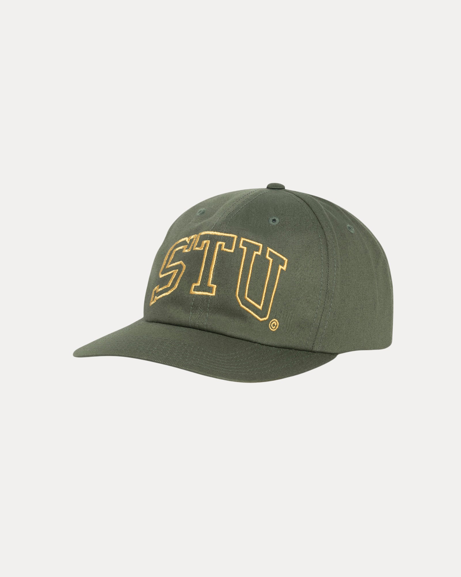 Stu Arch Strapback Cap Accessories In Olive