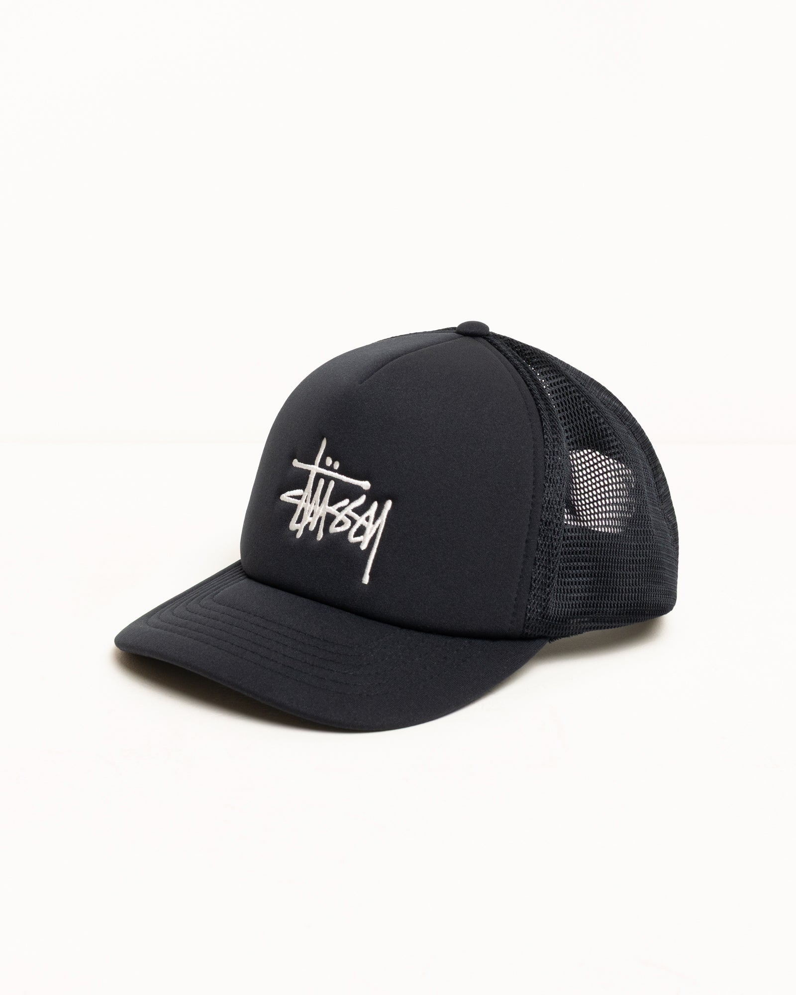 Trucker Big Basic Snapback – Black | Headwear | Stüssy Canada