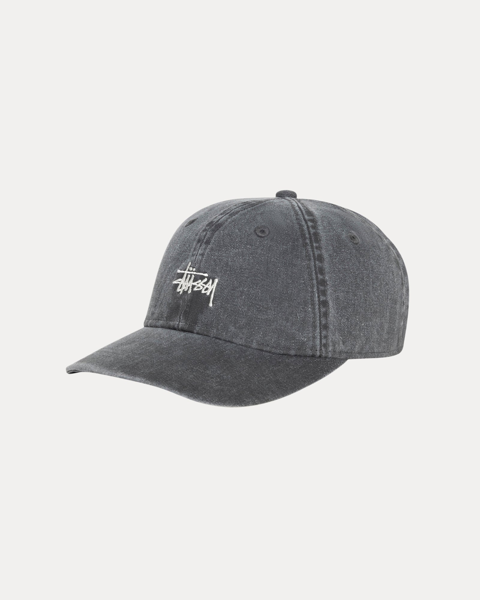 Basic Washed Low Pro Cap Accessories In Charcoal