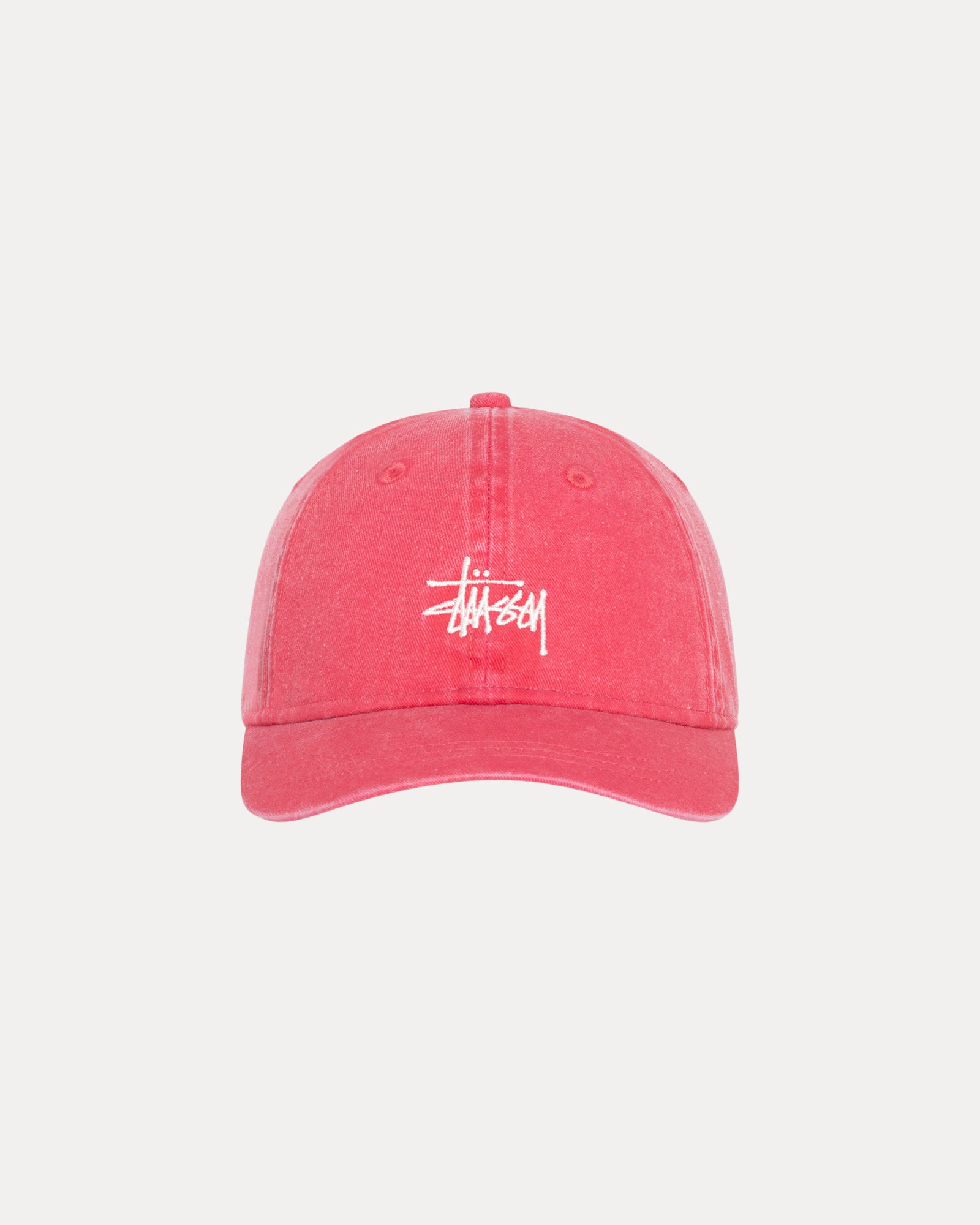 Basic Washed Low Pro Cap Accessories In Deep Rouge