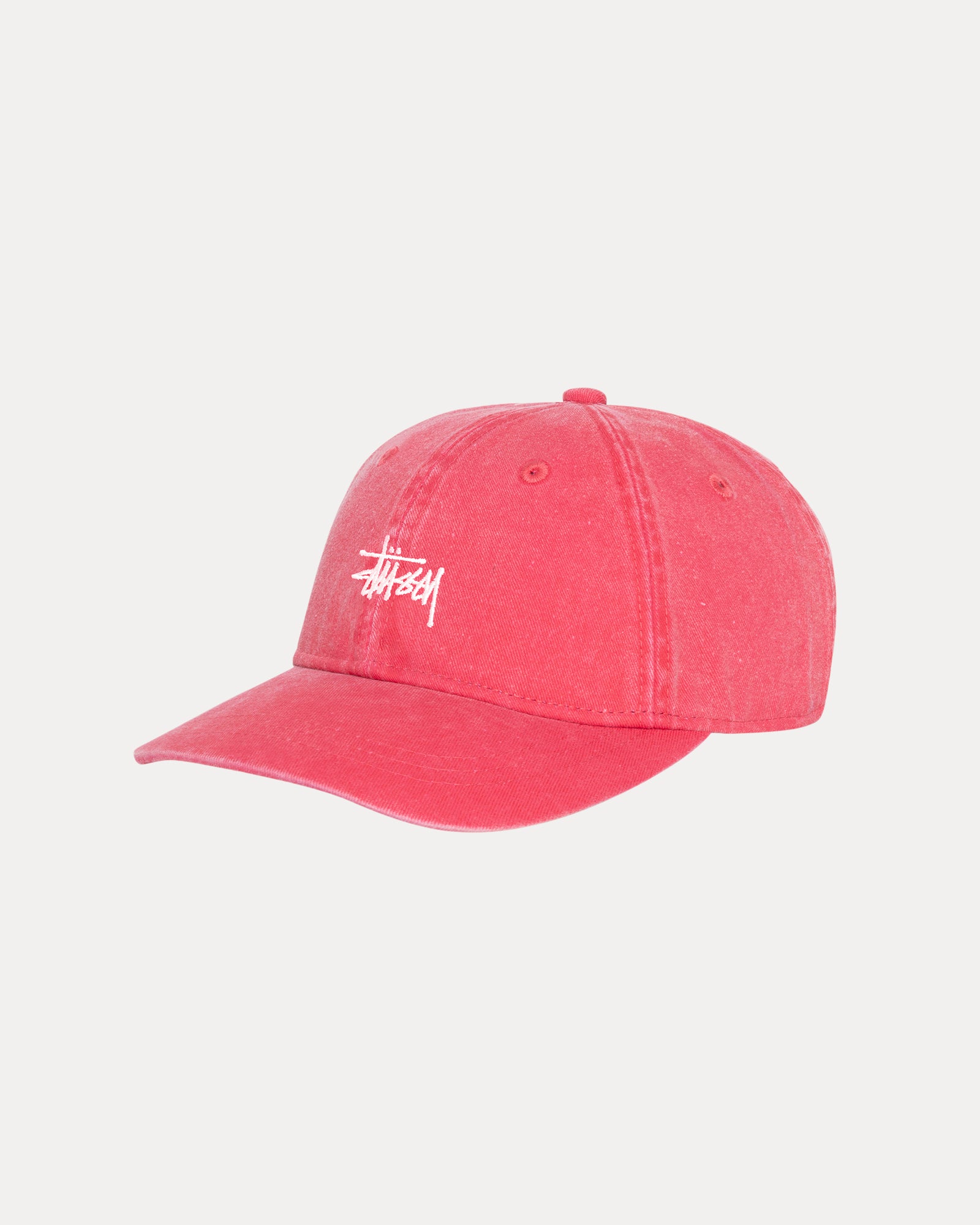 Basic Washed Low Pro Cap Accessories In Deep Rouge