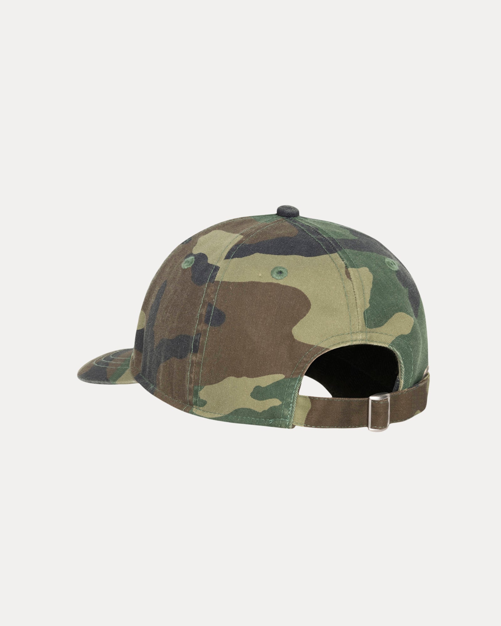 Basic Washed Low Pro Cap Accessories In Woodland Camo