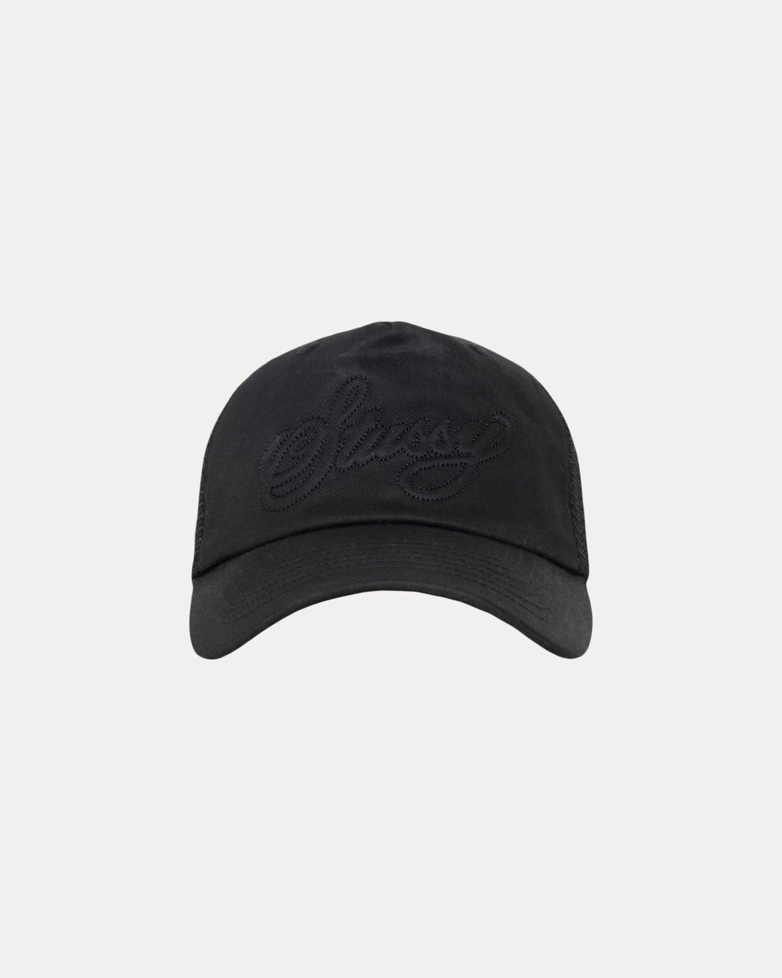Trucker Cursive Stitch Accessories In Black