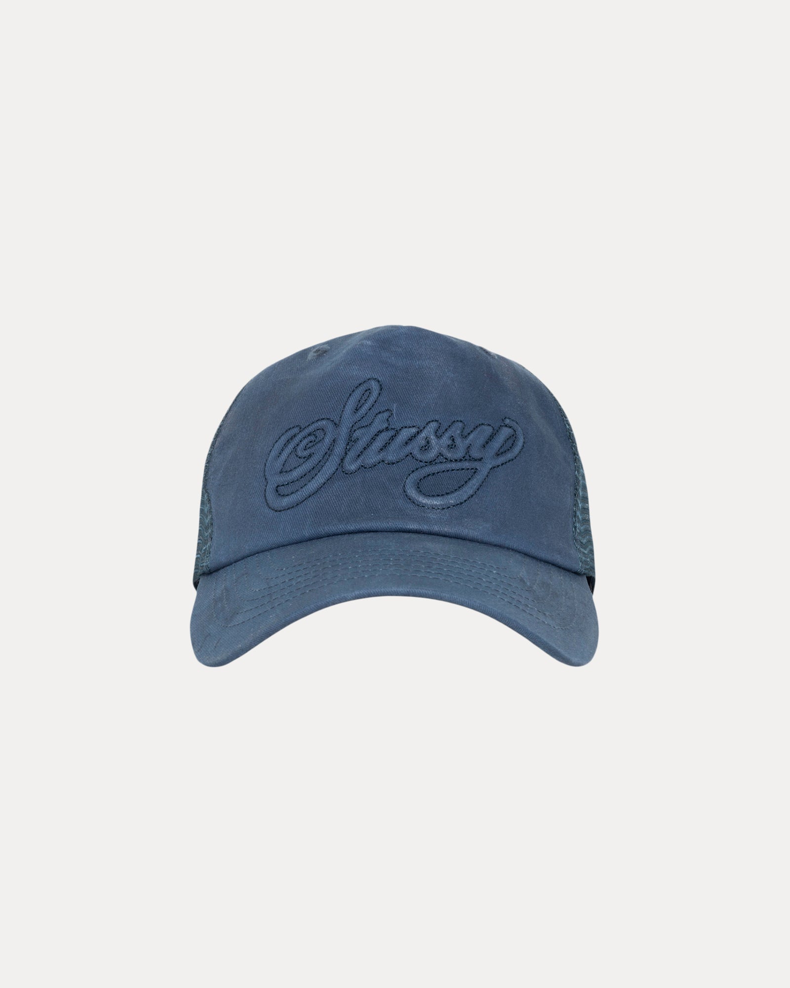 Trucker Cursive Stitch Accessories In Navy