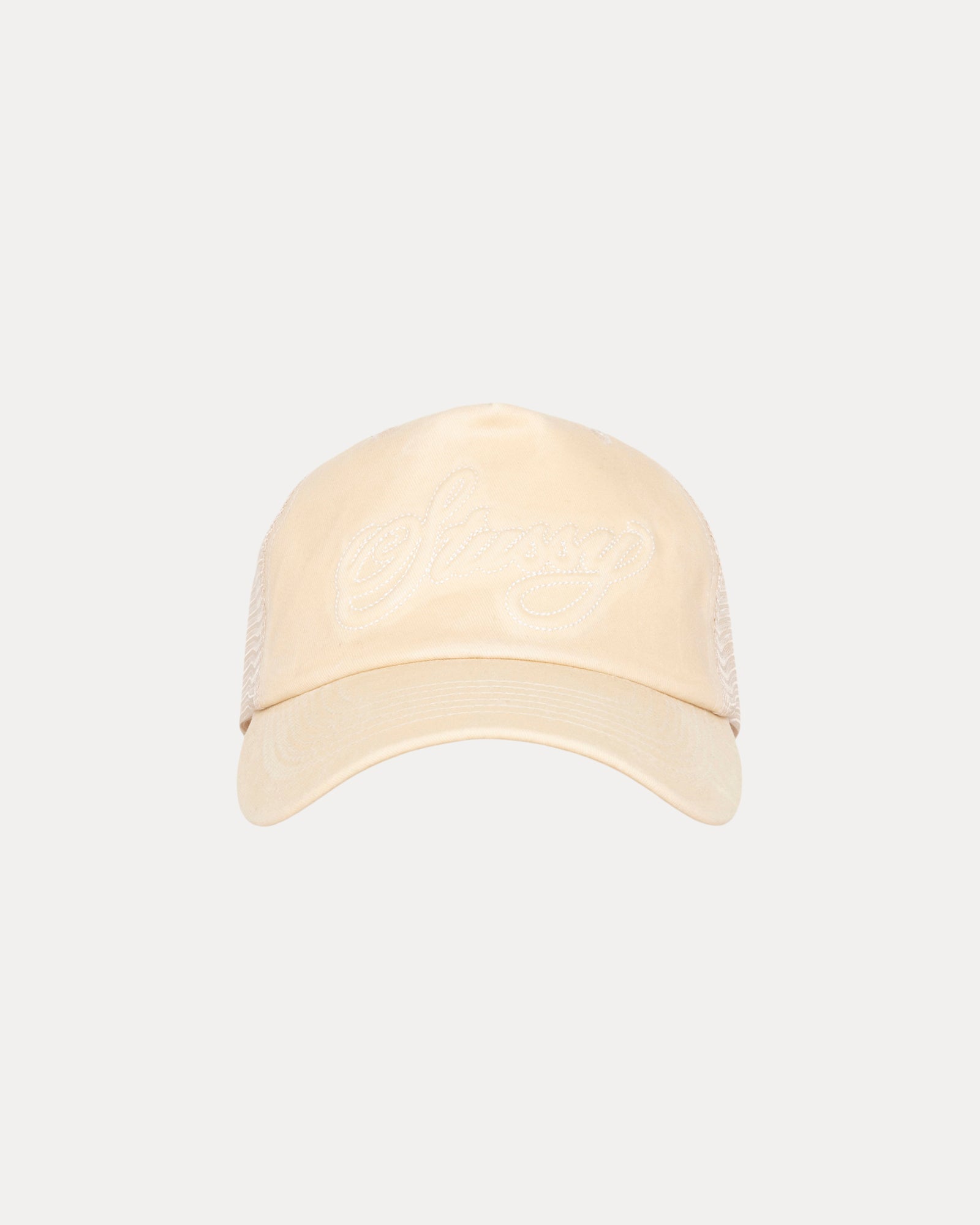 Trucker Cursive Stitch Accessories In Sand