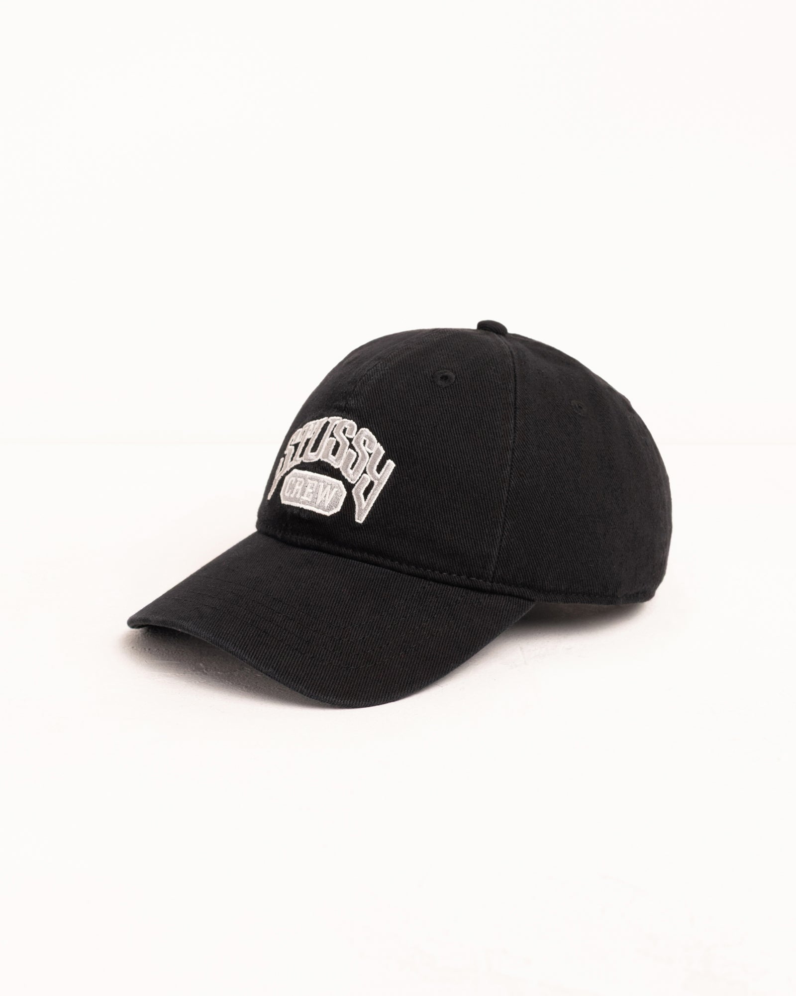 Low Profile Stüssy Crew Strapback – Black | Headwear | Stüssy Canada