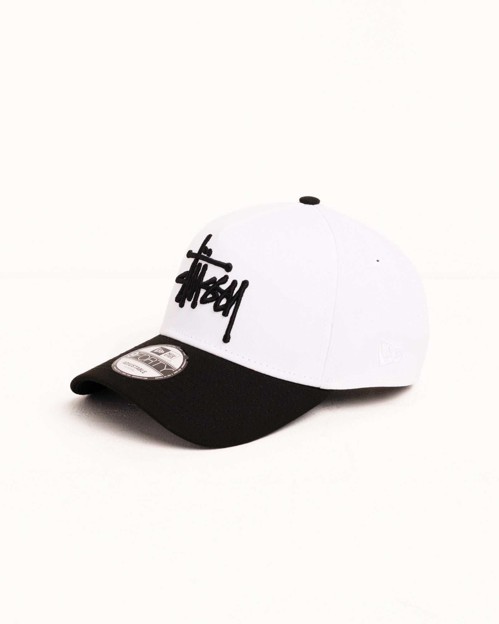 New Era 9Forty Basic Snapback – White/Black | Headwear | Stüssy Canada