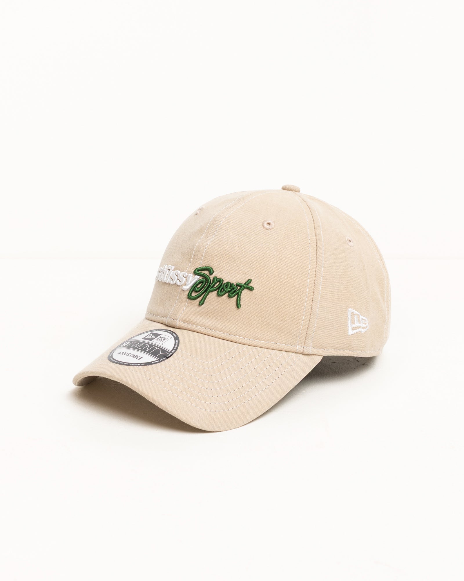 New Era 9TWENTY Stüssy Sport Strapback – Khaki | Headwear | Stüssy