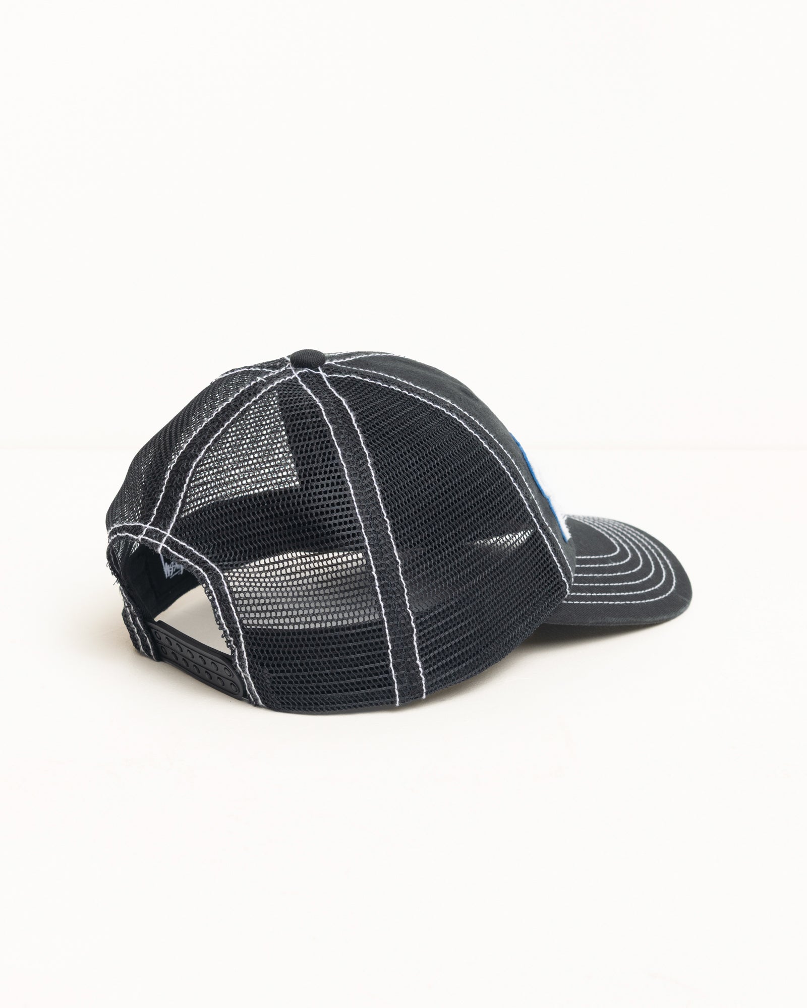 帽子 STUSSY MD BURLY THREADS TRUCKER Mid-Depth Burly Threads Trucker – Black | Headwear | Stüssy Canada