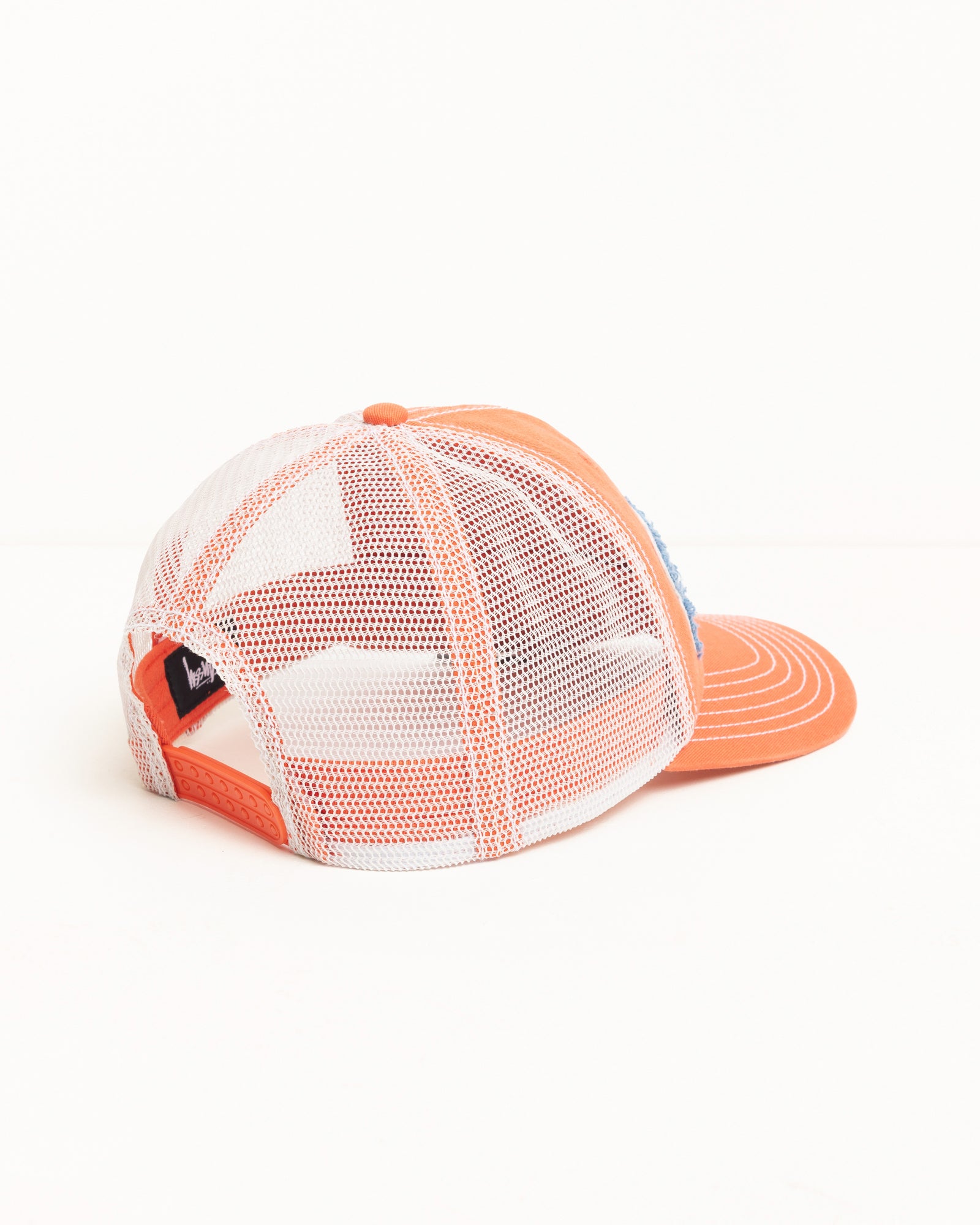 Mid-Depth Burly Threads Trucker – Orange | Headwear | Stüssy Canada