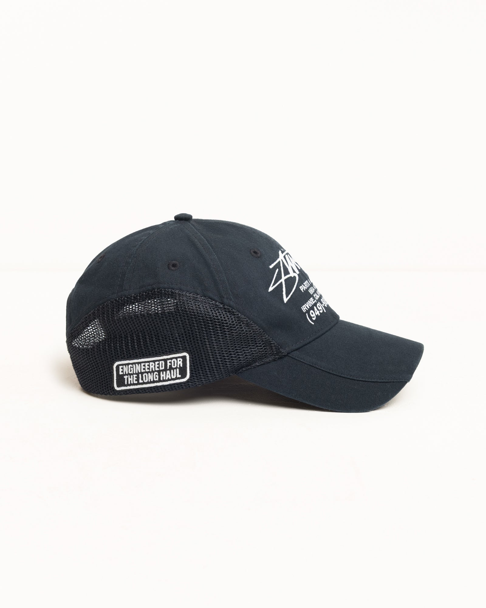 Parts & Service Mesh Cap – Black | Headwear | Stüssy Canada
