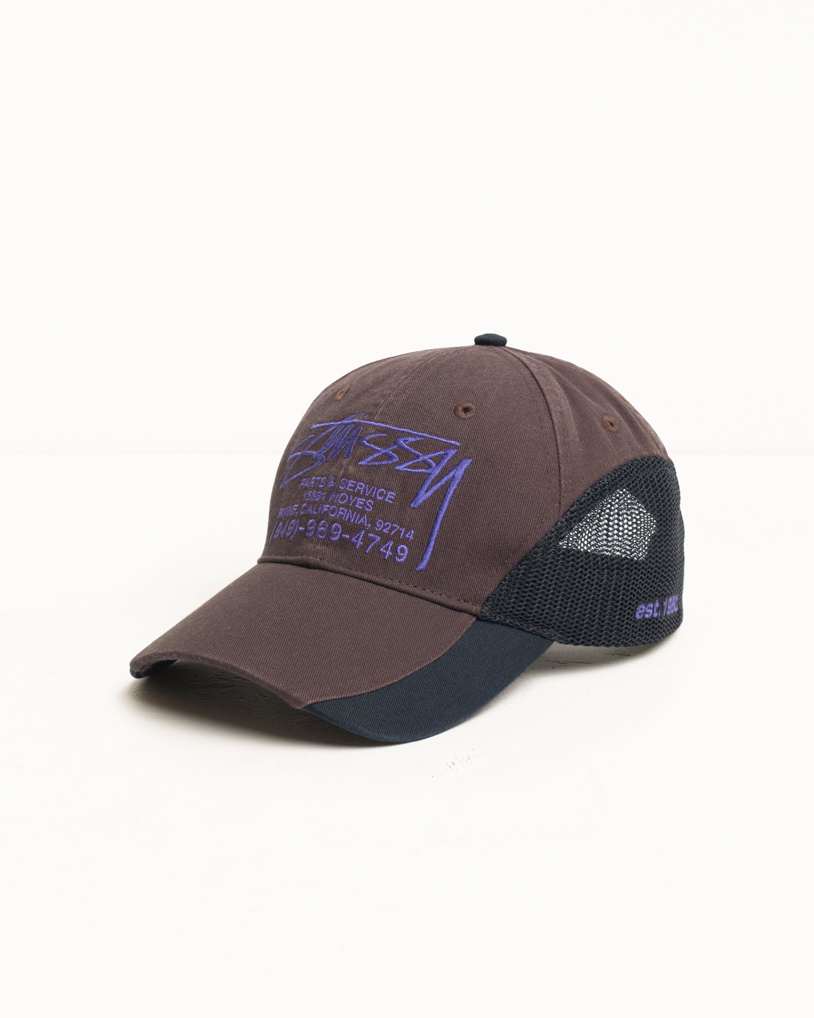 Parts & Service Mesh Cap – Brown | Headwear | Stüssy Canada