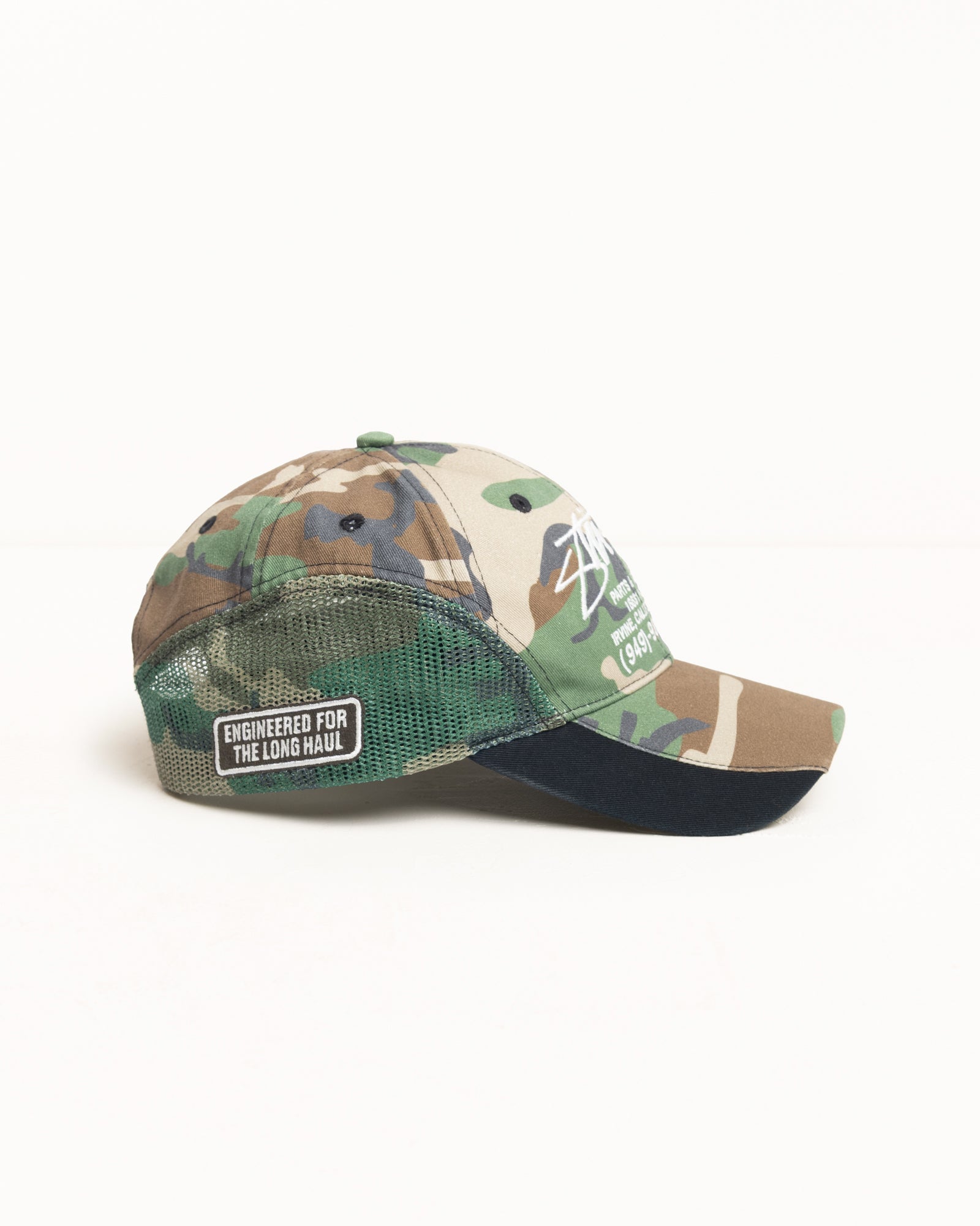 Parts & Service Mesh Cap – Camo | Headwear | Stüssy Canada