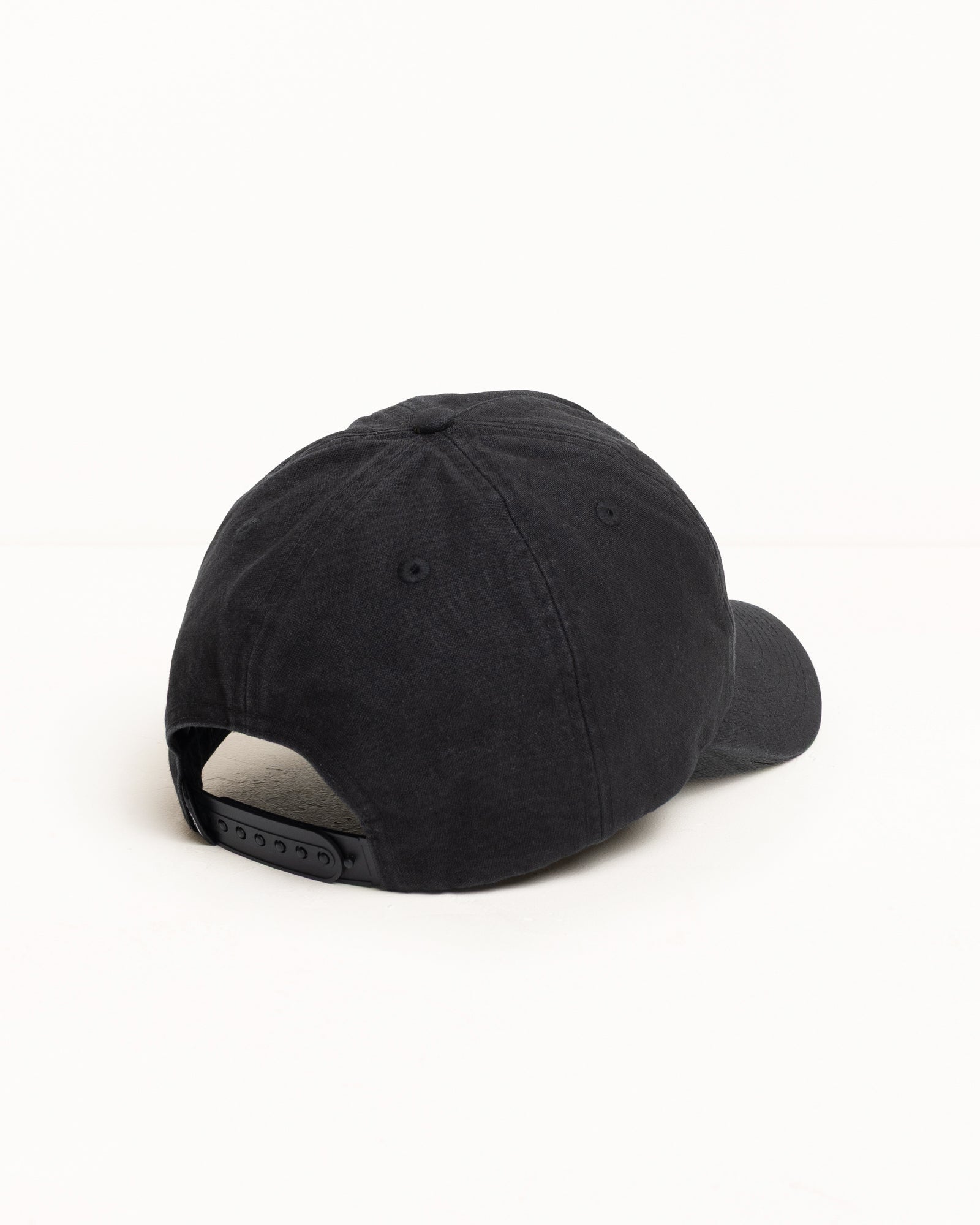 Mid-Depth Workgear Waxed Snapback – Black | Headwear | Stüssy Canada