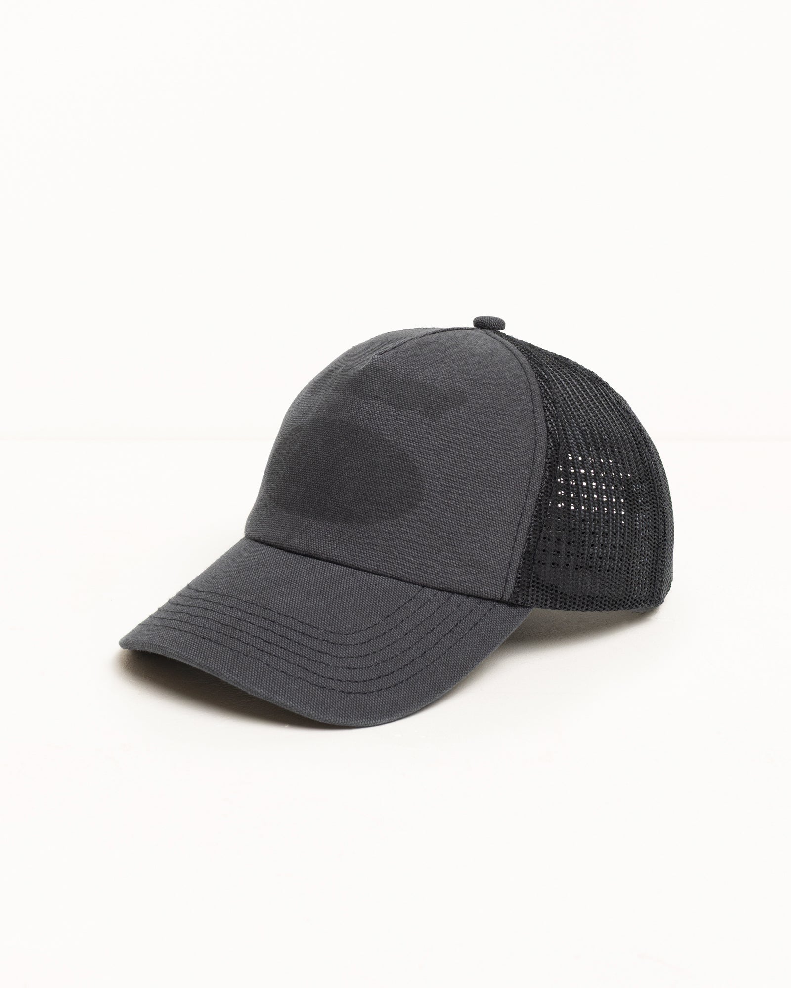 Ghost Logo Trucker – Black | Headwear | Stüssy Canada