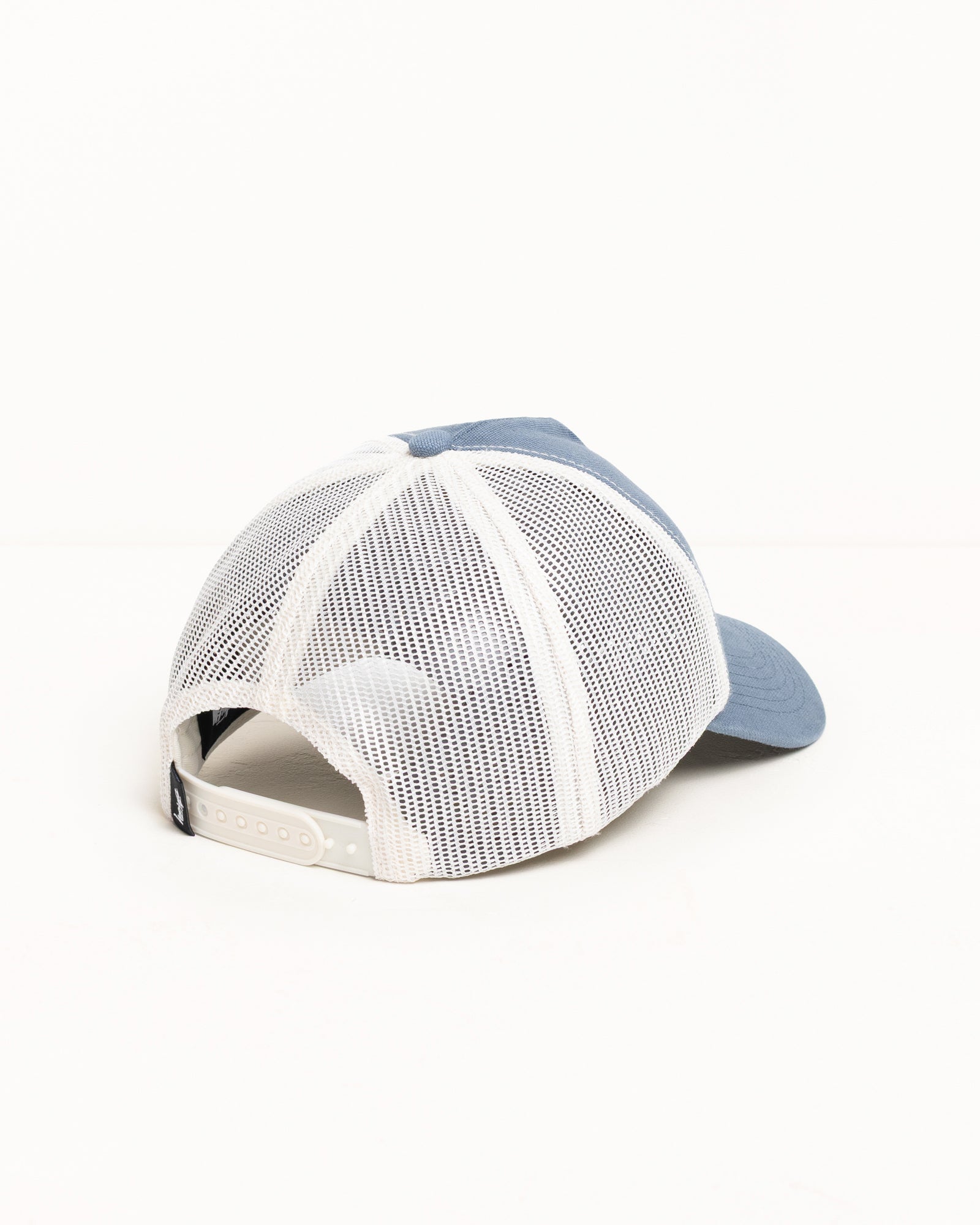 Ghost Logo Trucker – Blue | Headwear | Stüssy Canada