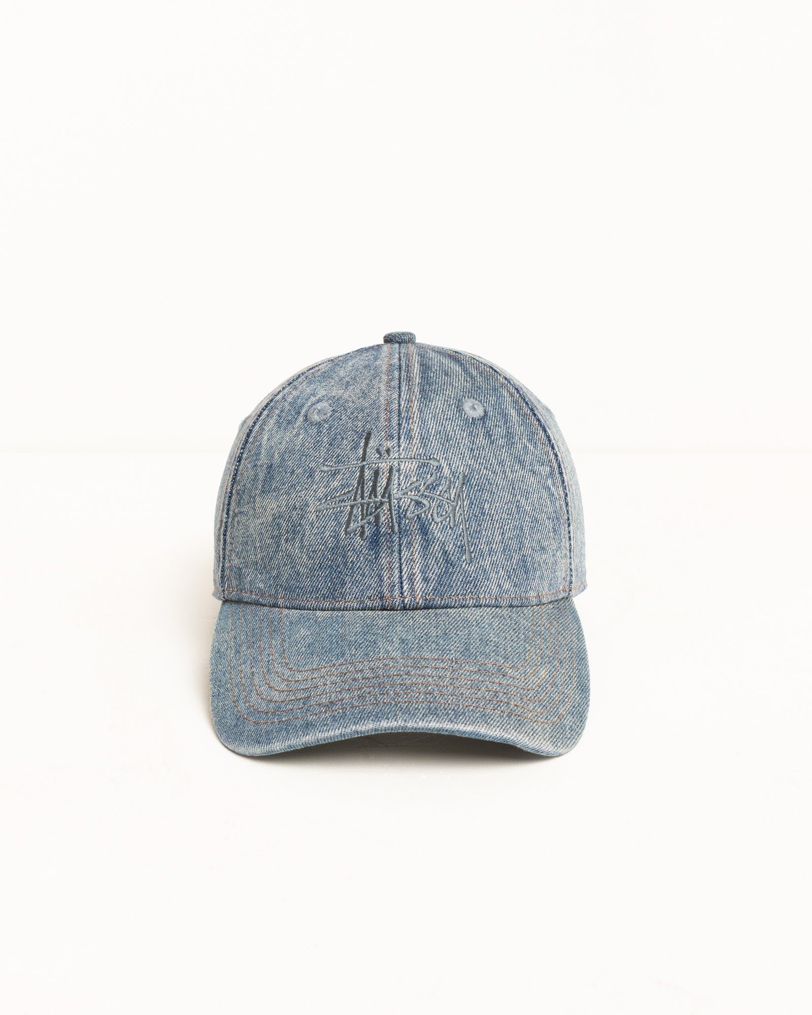 Lp Denim Strapback Cap Accessories In Indigo Stone Wash